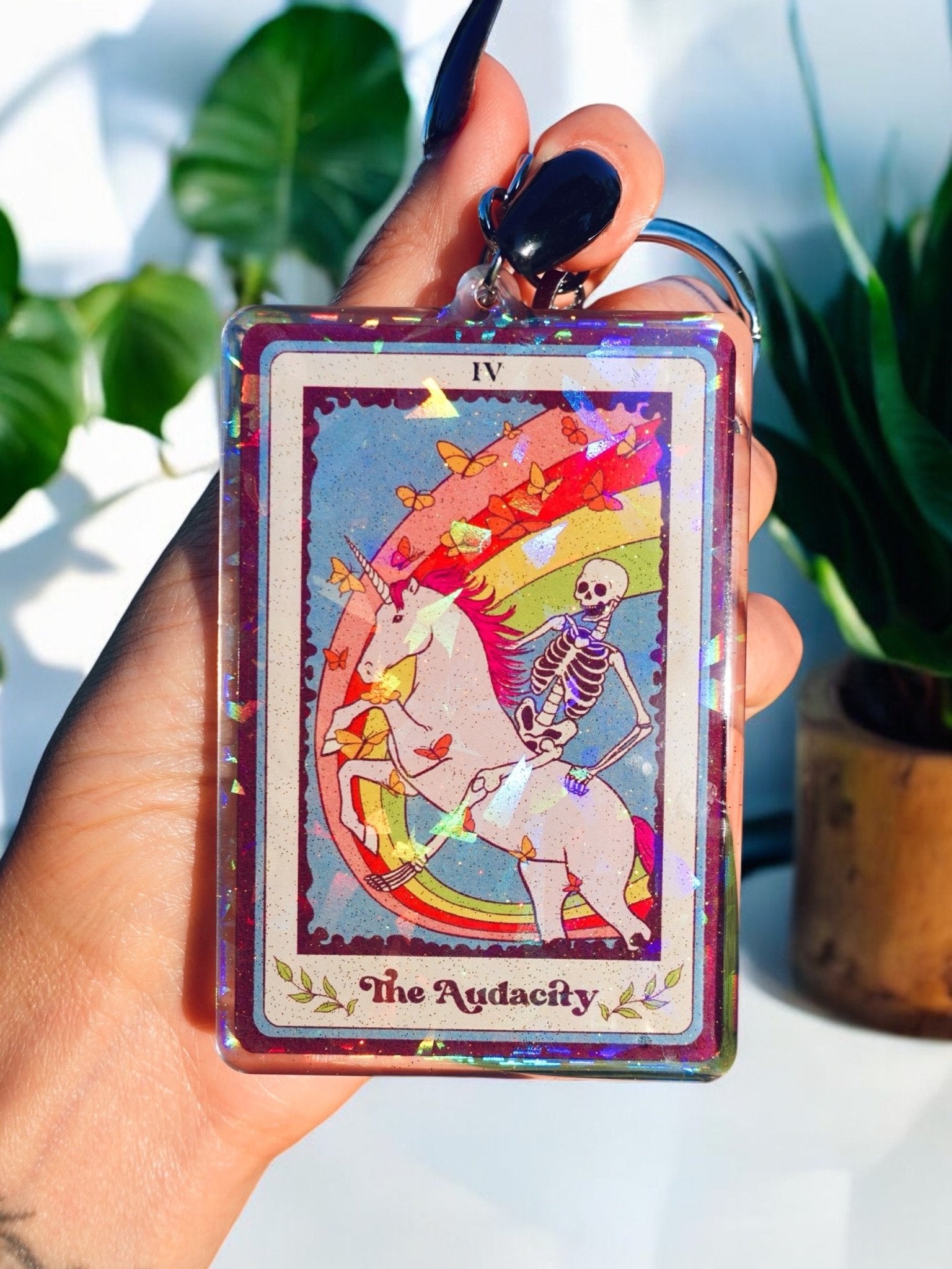 The Audacity Holographic Keychain - UntamedEgo LLC.