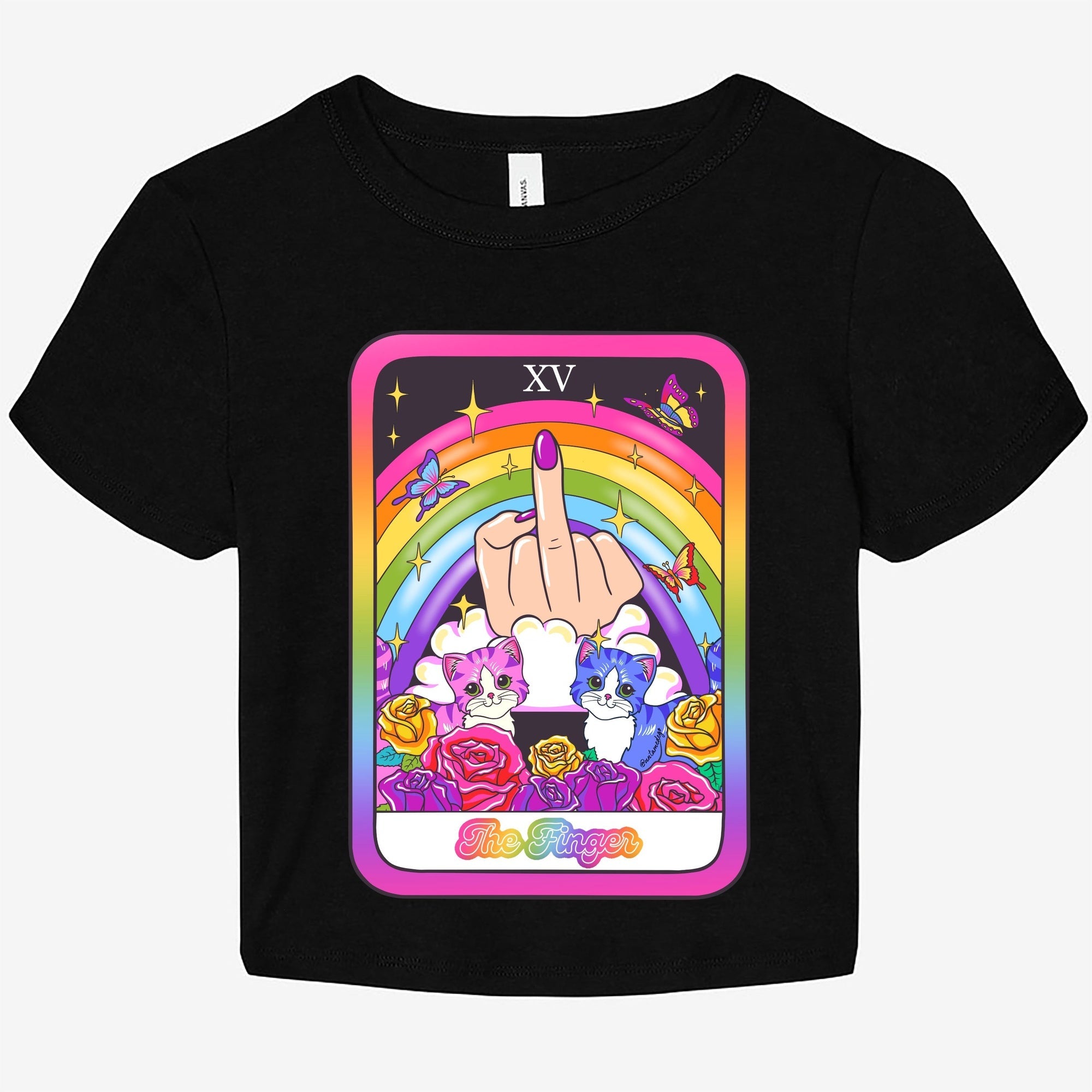 The Finger Graphic Baby Tee - UntamedEgo LLC.