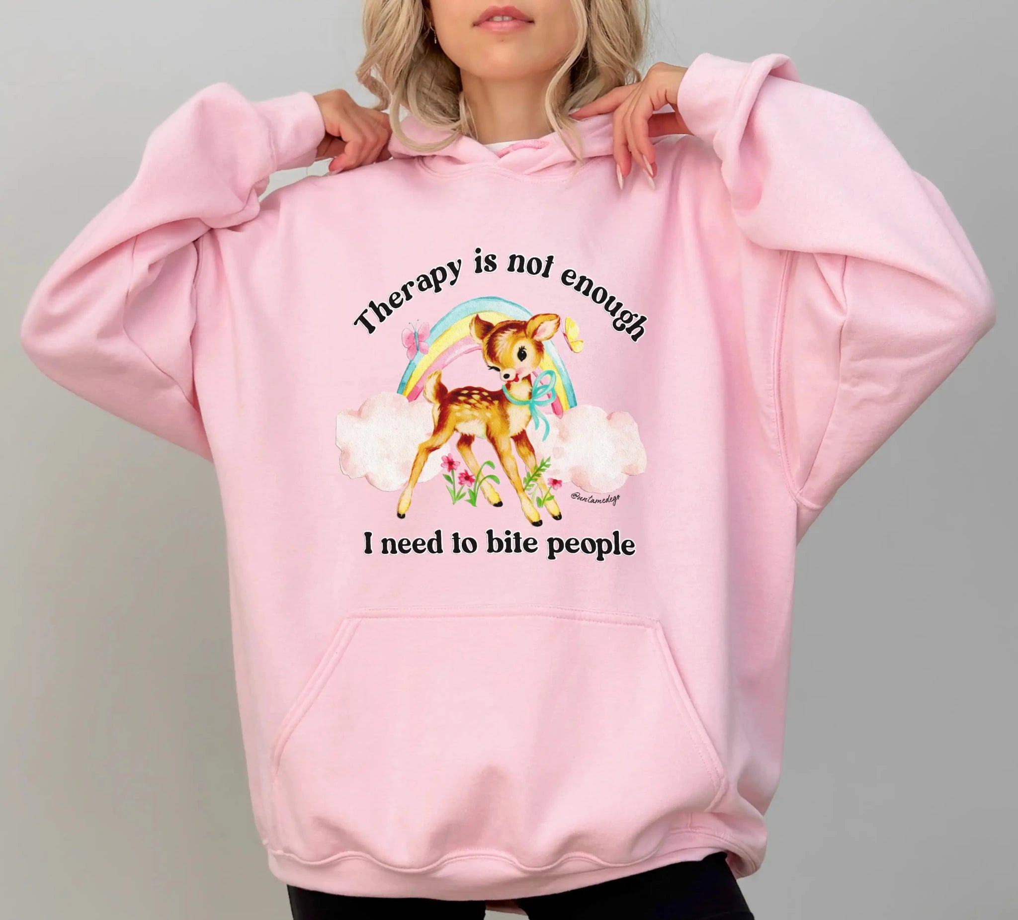 Therapy Is Not Enough Hoodie - UntamedEgo LLC.