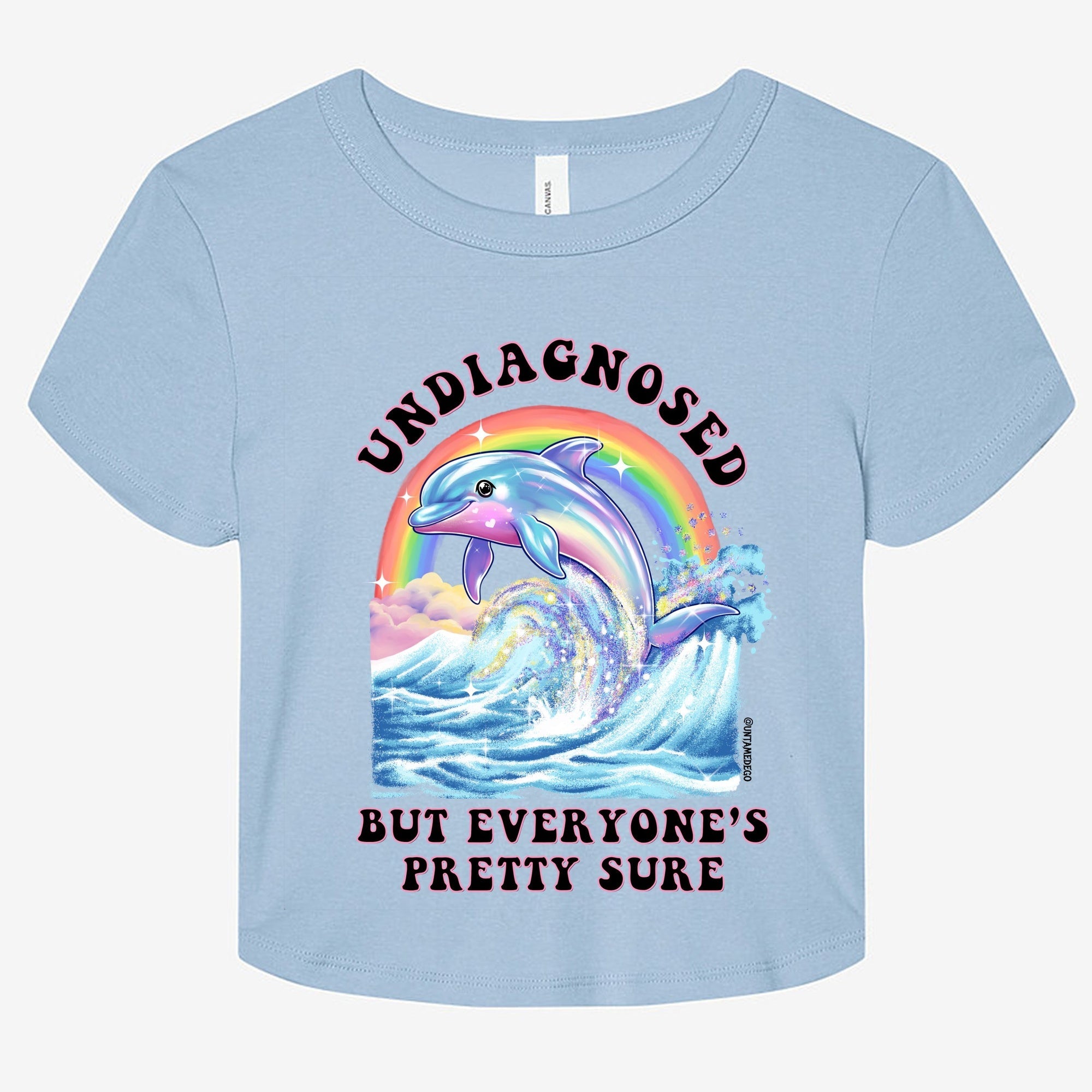 Undiagnosed But Everyone's Pretty Sure Graphic Baby Tee - UntamedEgo LLC.