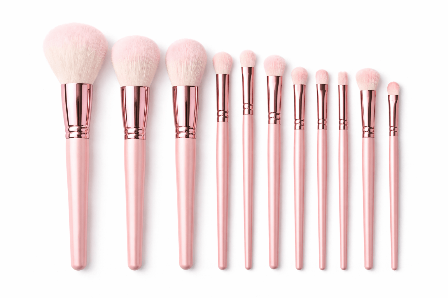 Untamedego Pink Lux Makeup Brushes - UntamedEgo LLC.