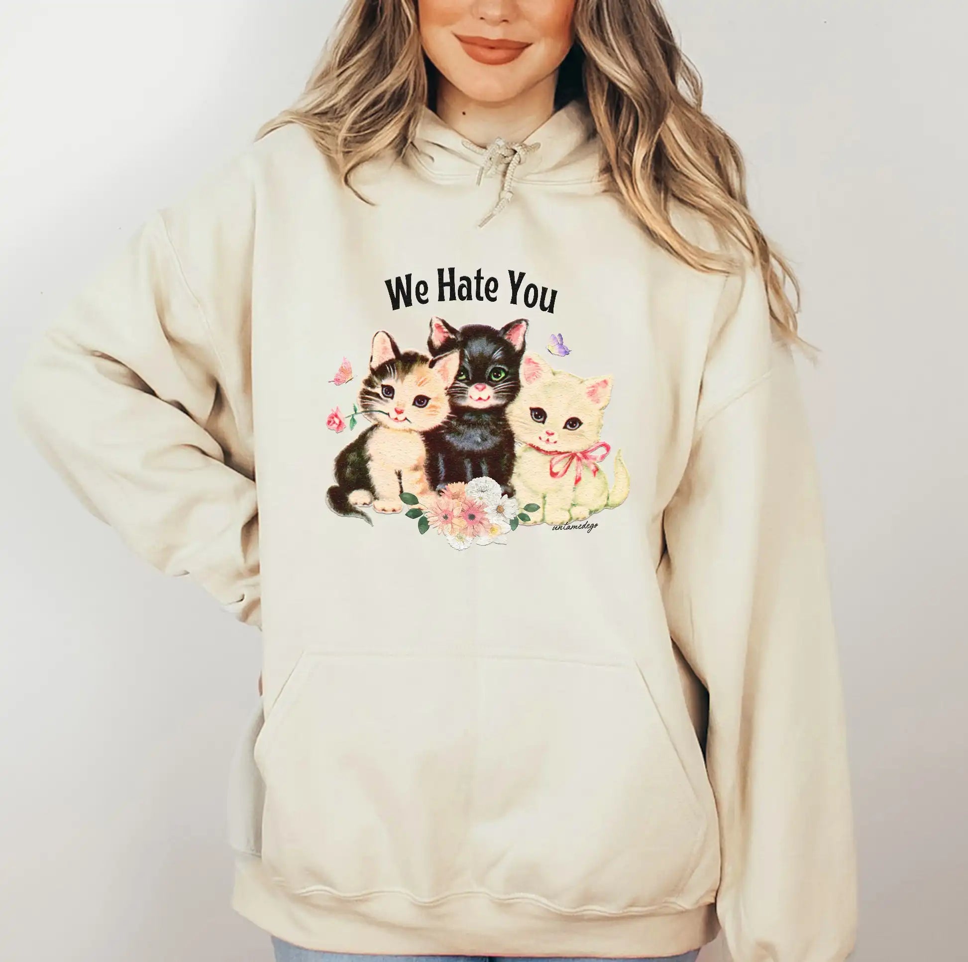 We Hate You Kitties Hoodie - UntamedEgo LLC.