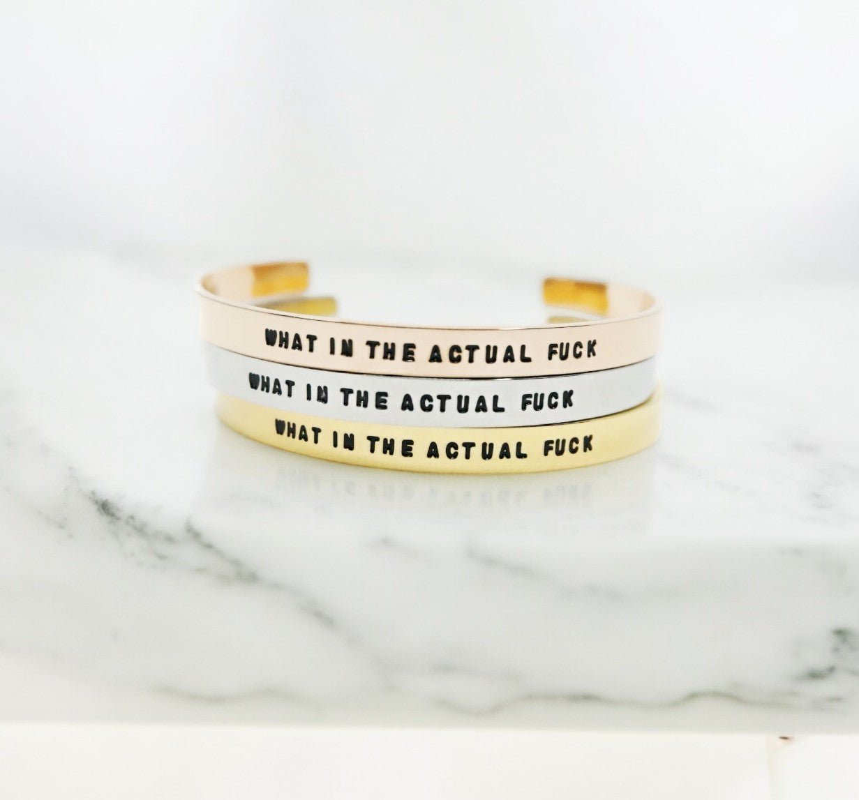 What In The Actual Bracelet Cuff - UntamedEgo LLC.