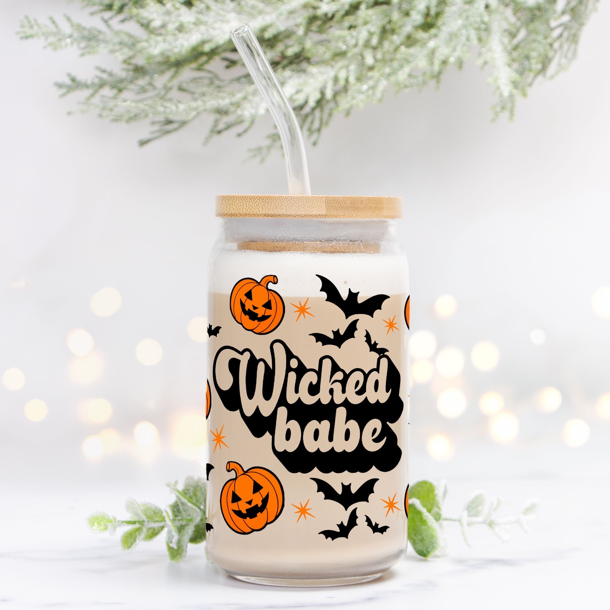 Wicked Babe Glass Can Tumbler - UntamedEgo LLC.