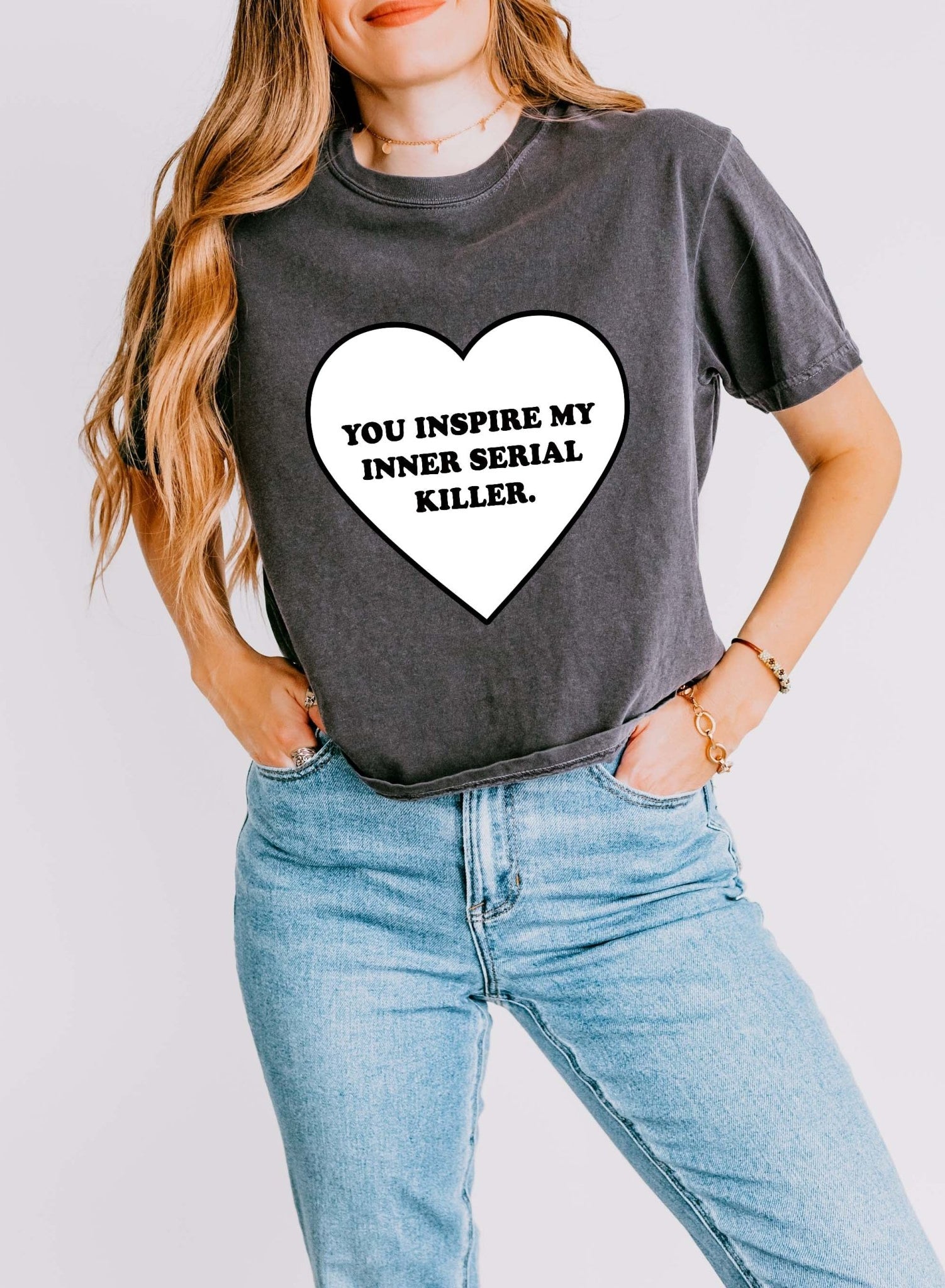 You inspire My Inner Serial Killer Women's Boxy Tee - UntamedEgo LLC.