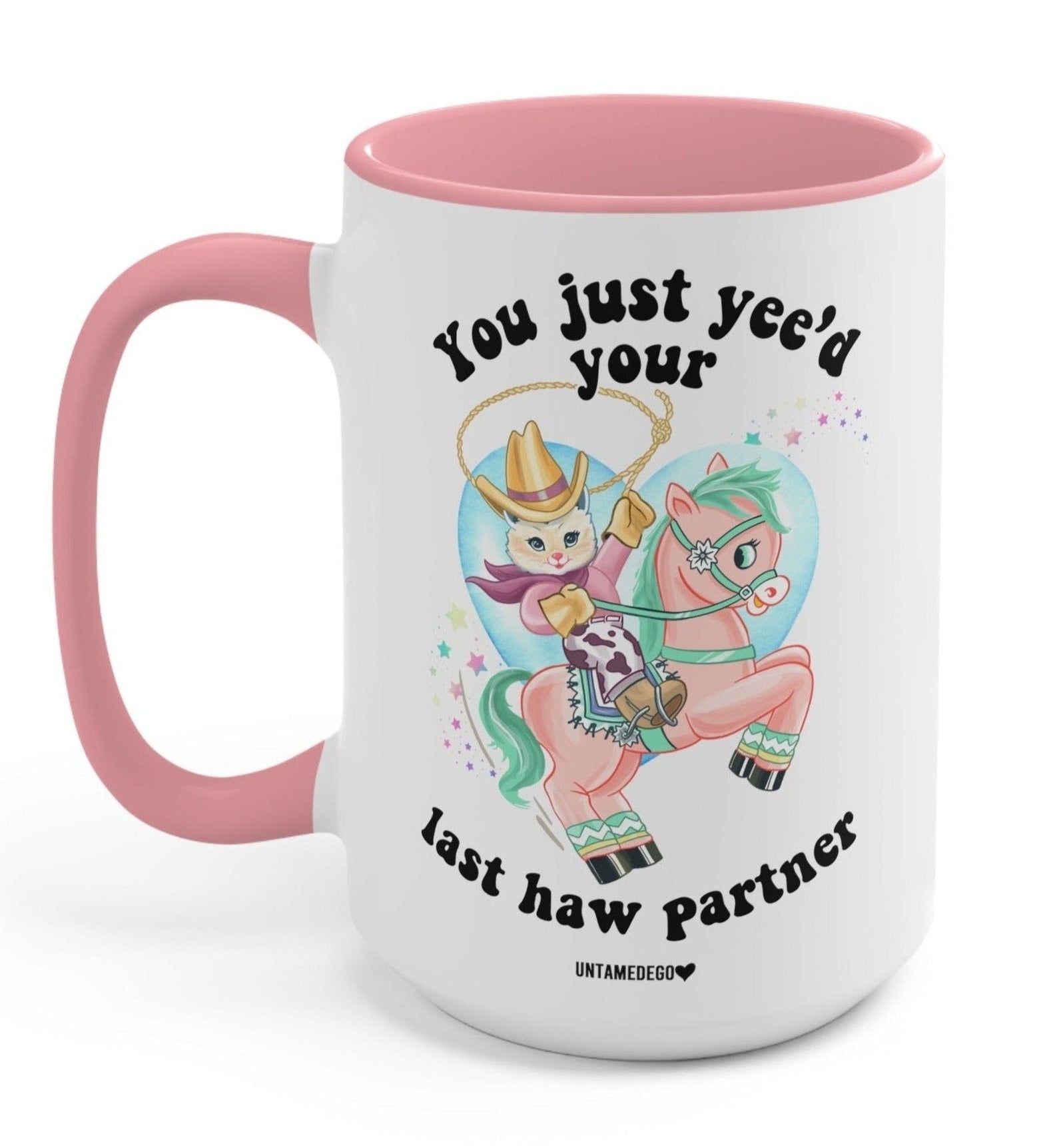 You Just Yee'd Your Last Haw Partner Luna Cowboy Kitty Mug - UntamedEgo LLC.