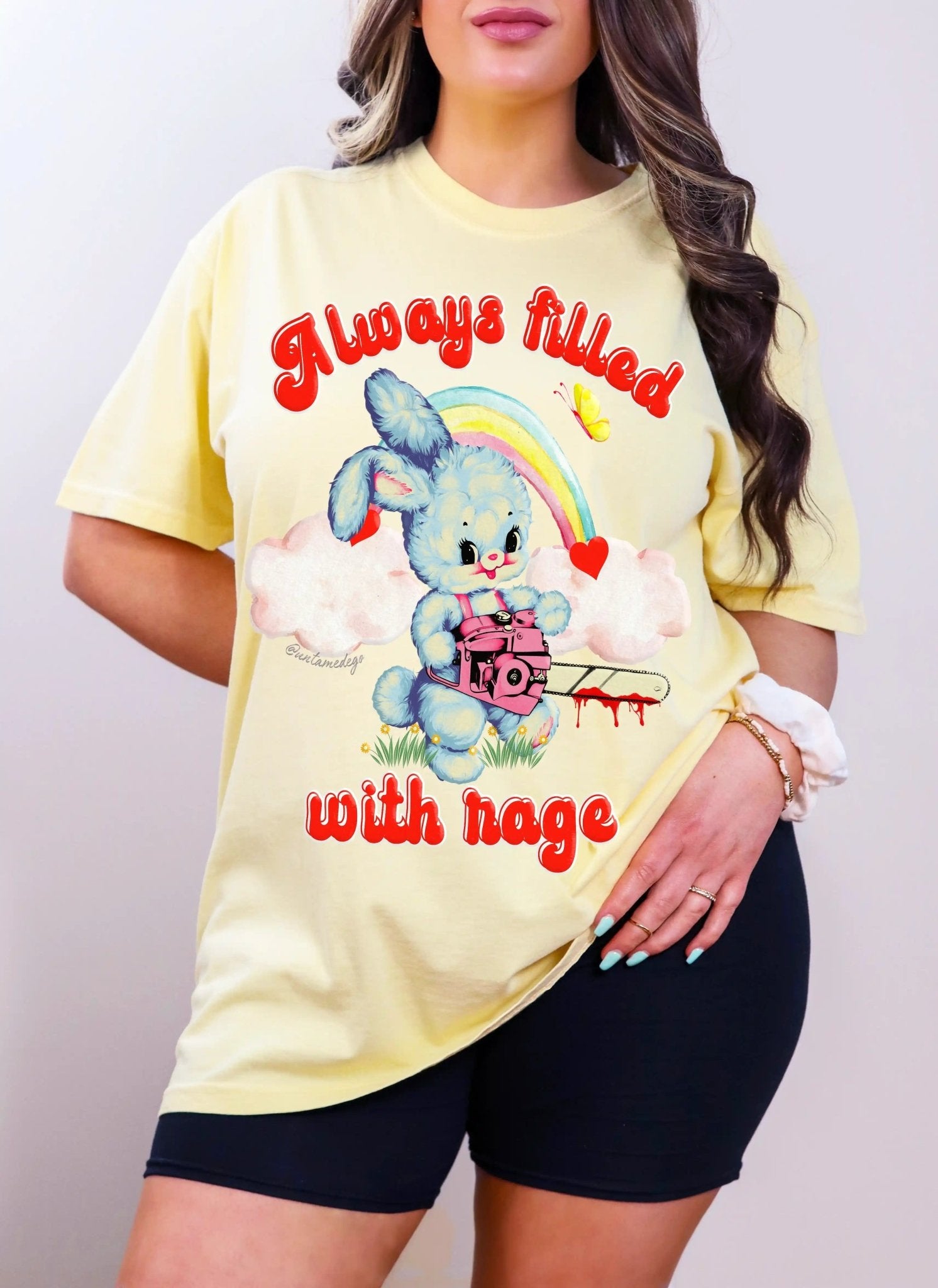 Always Filled With Rage Bunny Tee - UntamedEgo LLC.