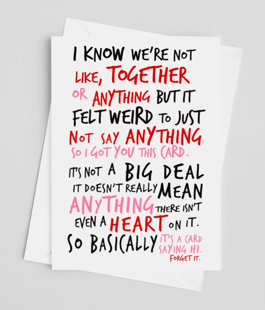 Awkward Greeting Card - UntamedEgo LLC.