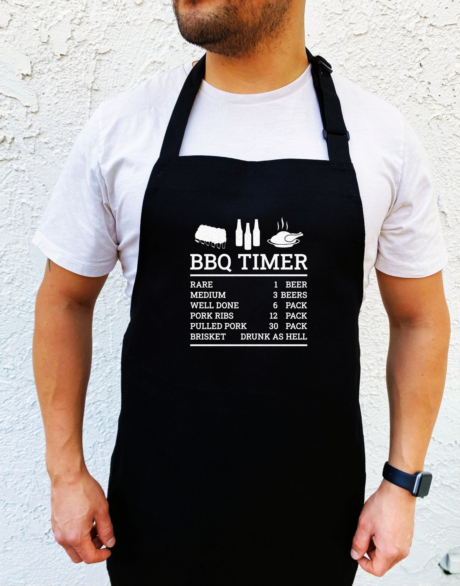 BBQ Timer Apron - UntamedEgo LLC.