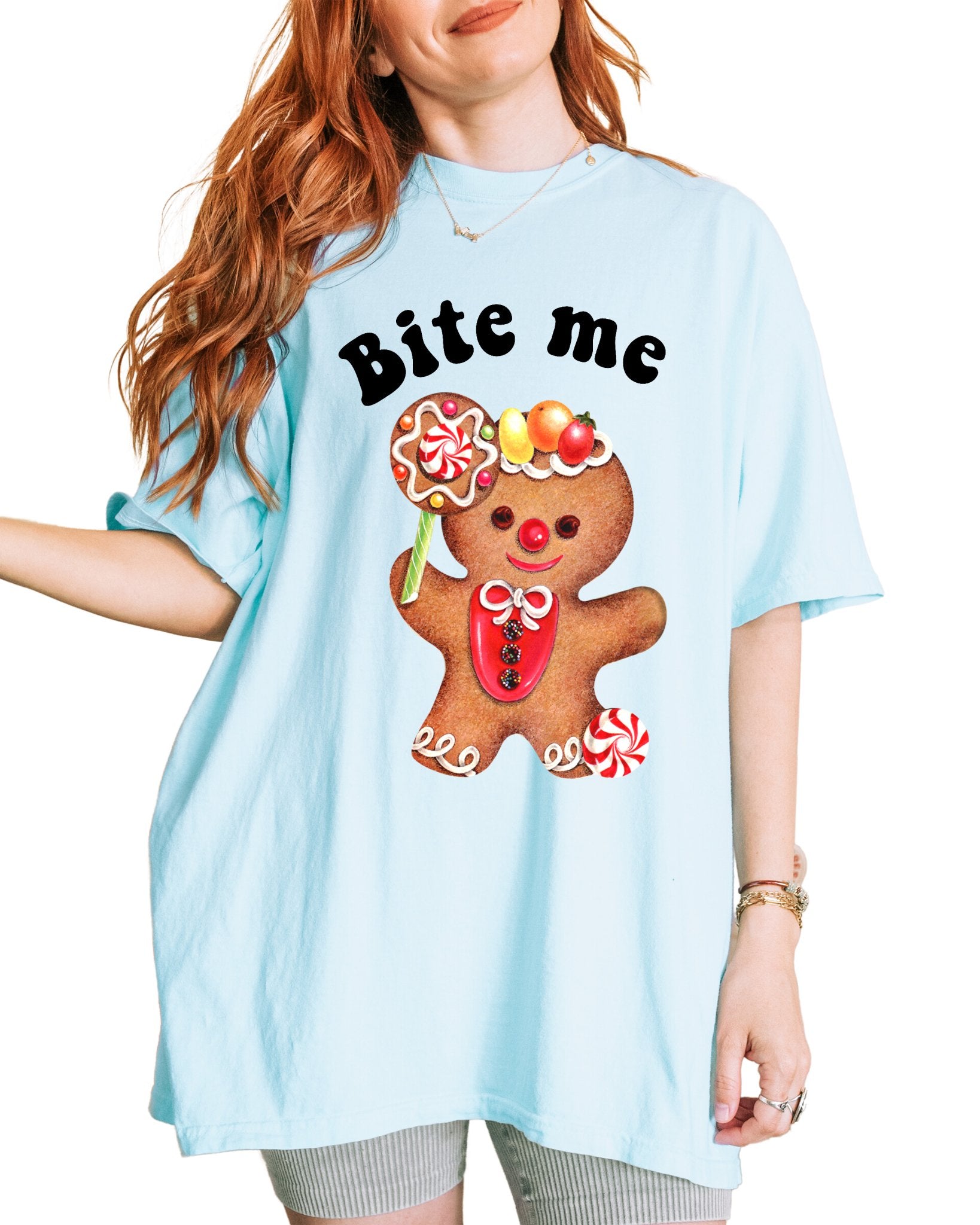 Bite Me GingerBread Christmas Tee - UntamedEgo LLC.