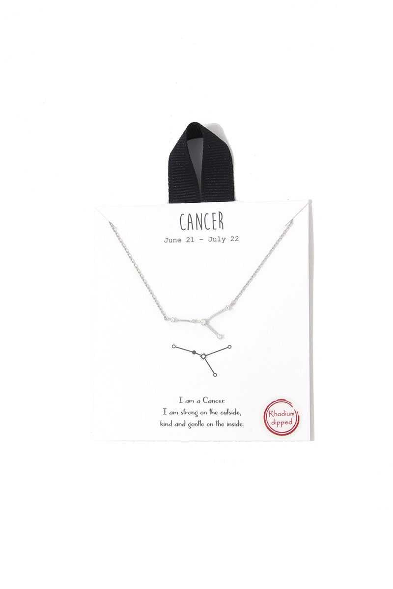 Cancer Constellation Star Charm Necklace - UntamedEgo LLC.