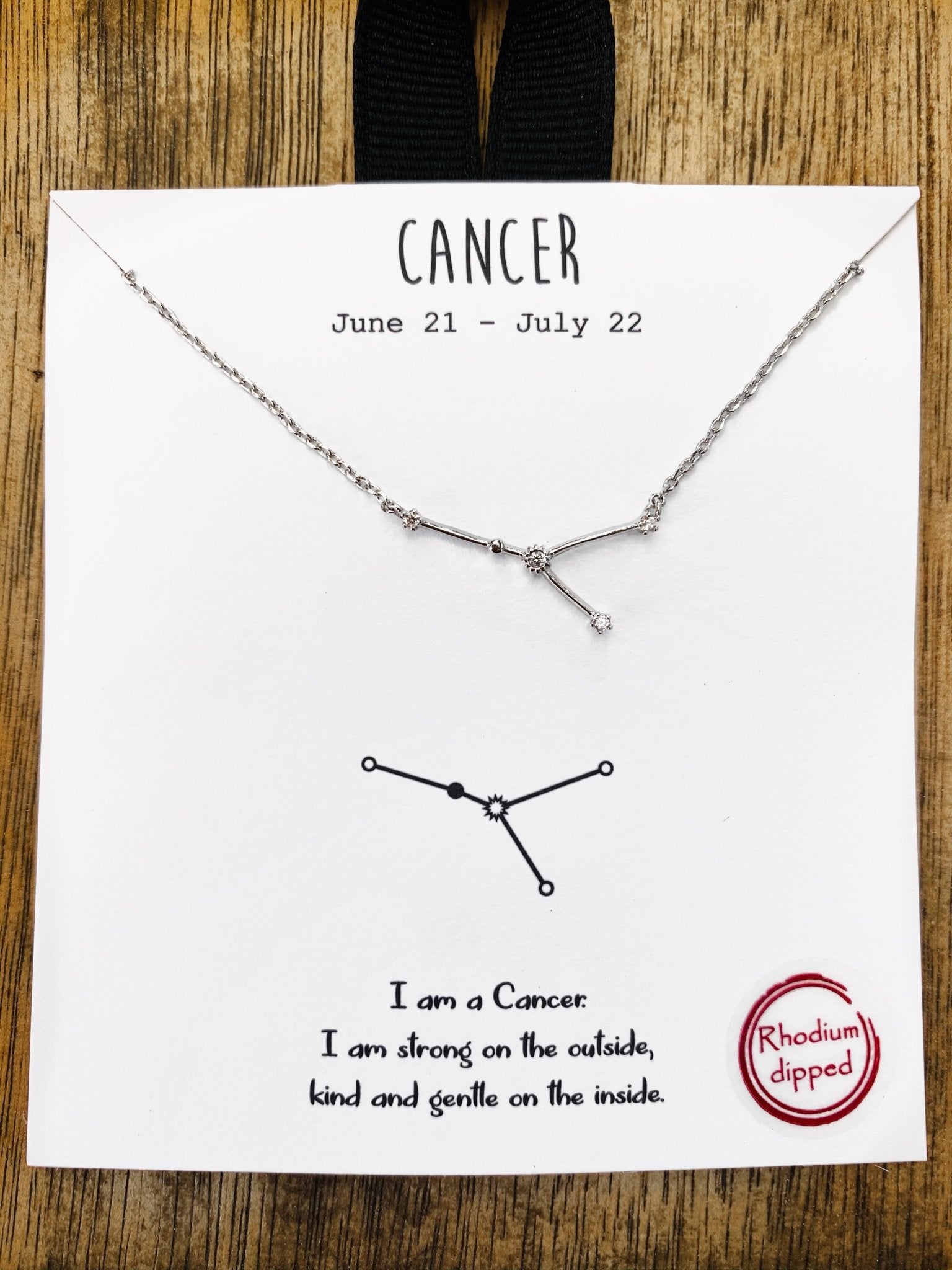 Cancer Constellation Star Charm Necklace - UntamedEgo LLC.