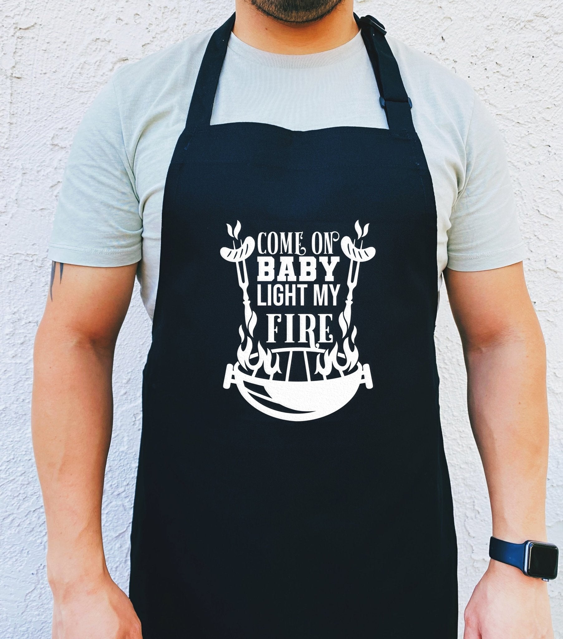 Come On Baby Light My Fire Apron - UntamedEgo LLC.