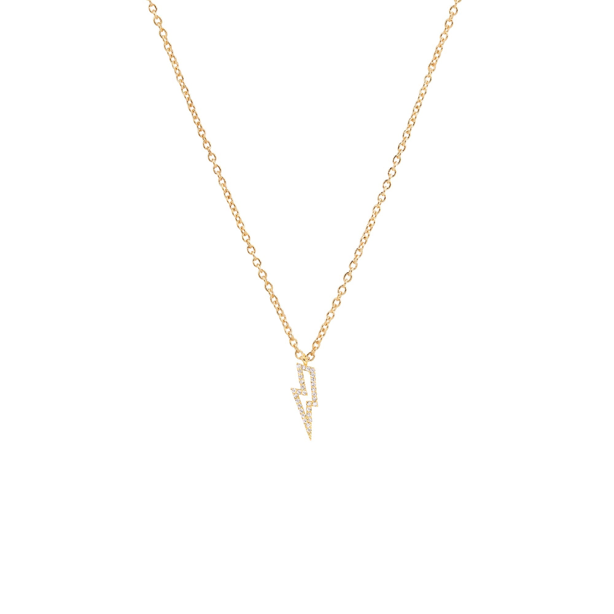 Cubic Thunder Bolt Necklace - UntamedEgo LLC.