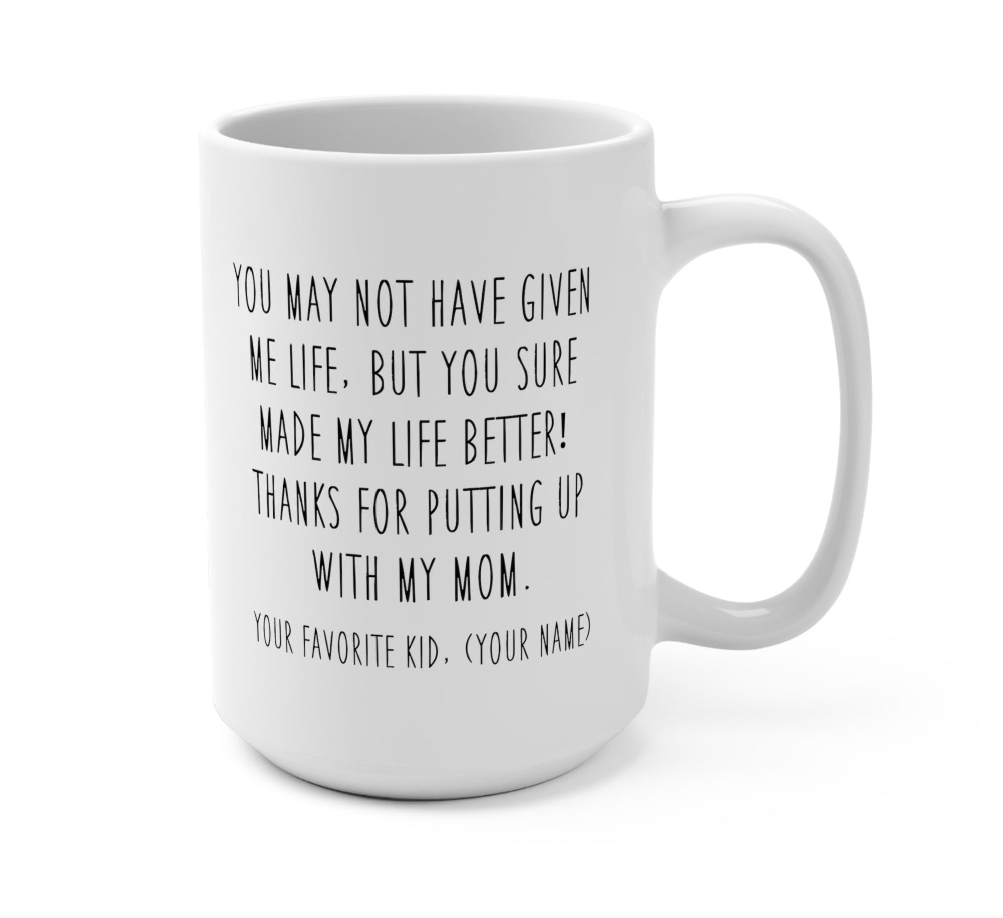 Custom- Bonus Dad Mug - UntamedEgo LLC.