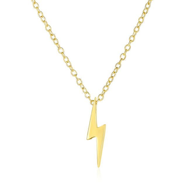 Dainty Lighting Bolt Necklace - UntamedEgo LLC.