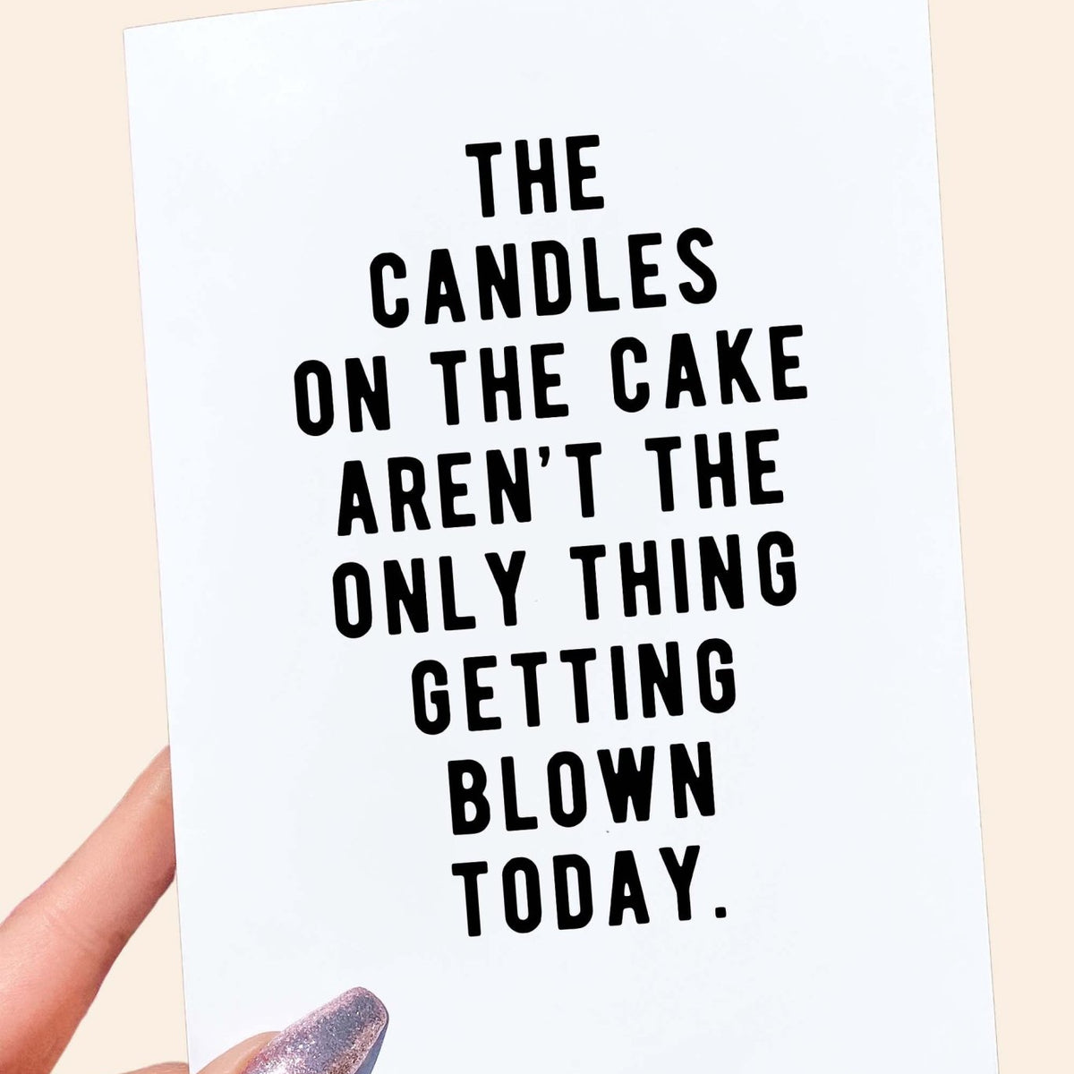 Dirty Birthday Card For Him The Candles On The Cake Aren't The Only T