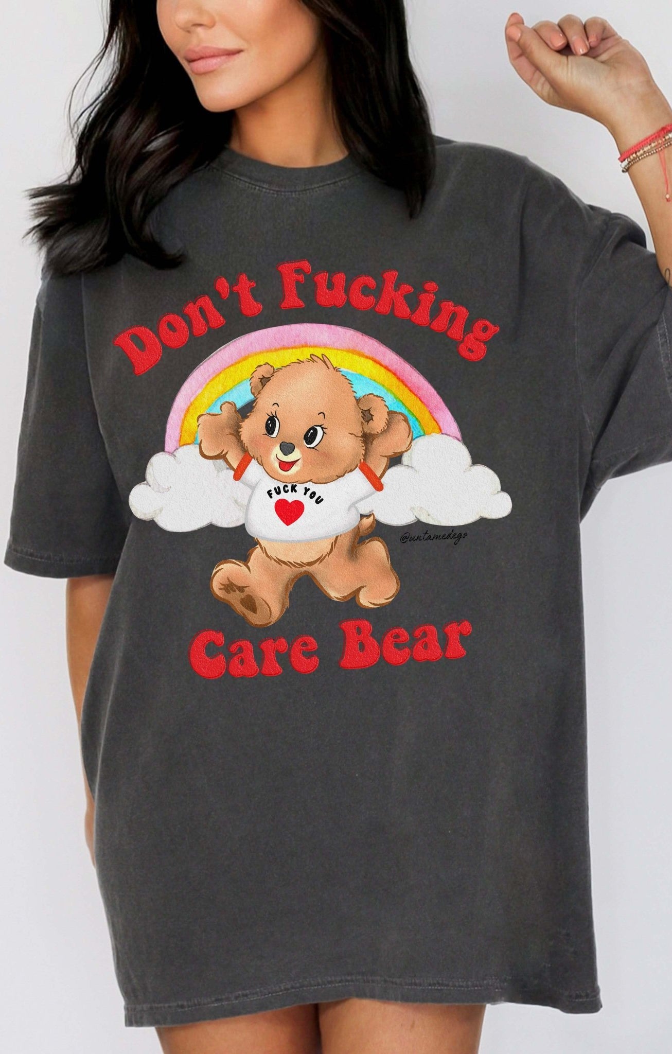 Don't F*cking Care Bear Exclusive Unisex Tee - UntamedEgo LLC.