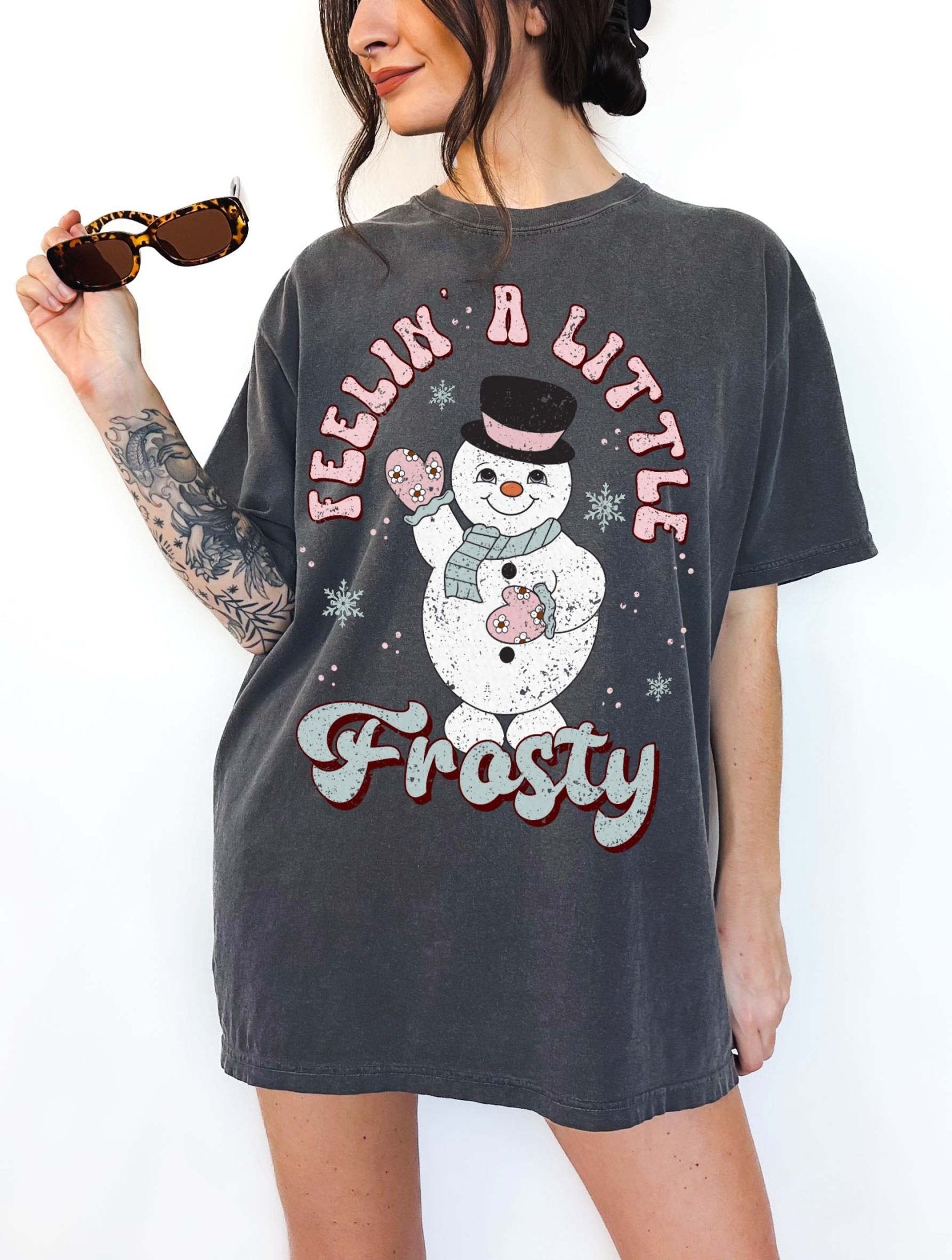 Feelin A Little Frosty Christmas Tee - UntamedEgo LLC.