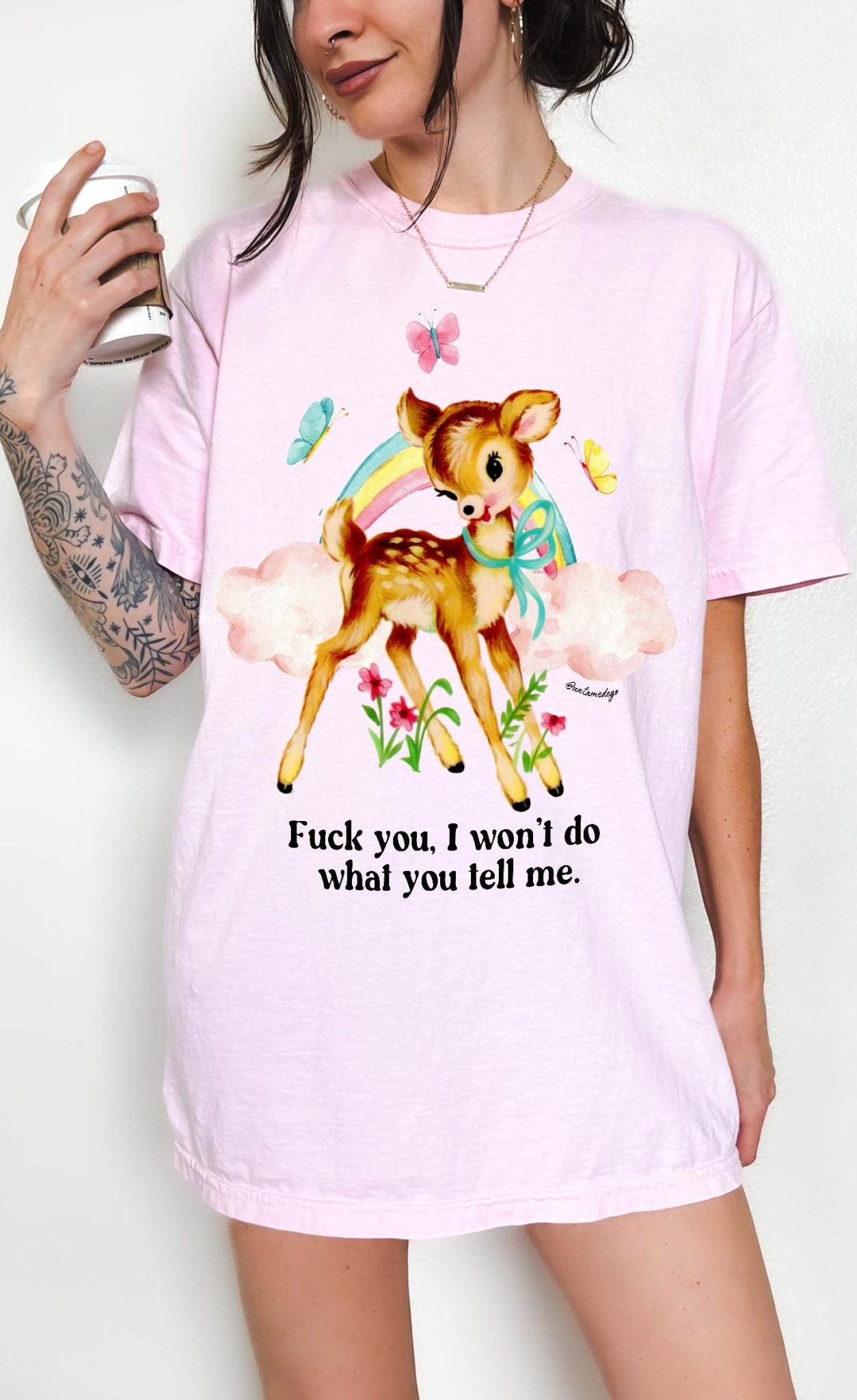 Fuck You I Won't Do What You Tell Me Exclusive Tee - UntamedEgo LLC.