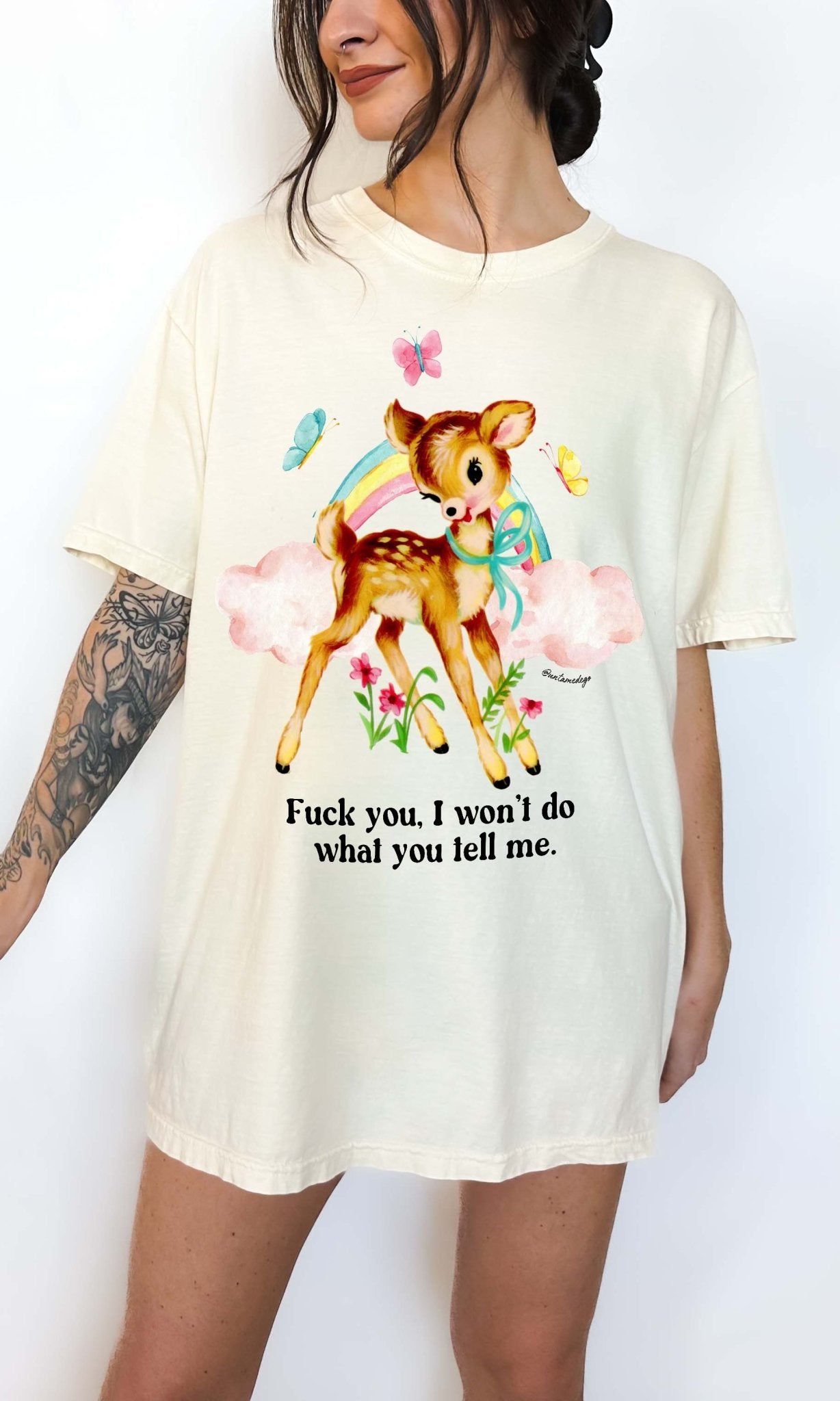 Fuck You I Won't Do What You Tell Me Exclusive Tee - UntamedEgo LLC.