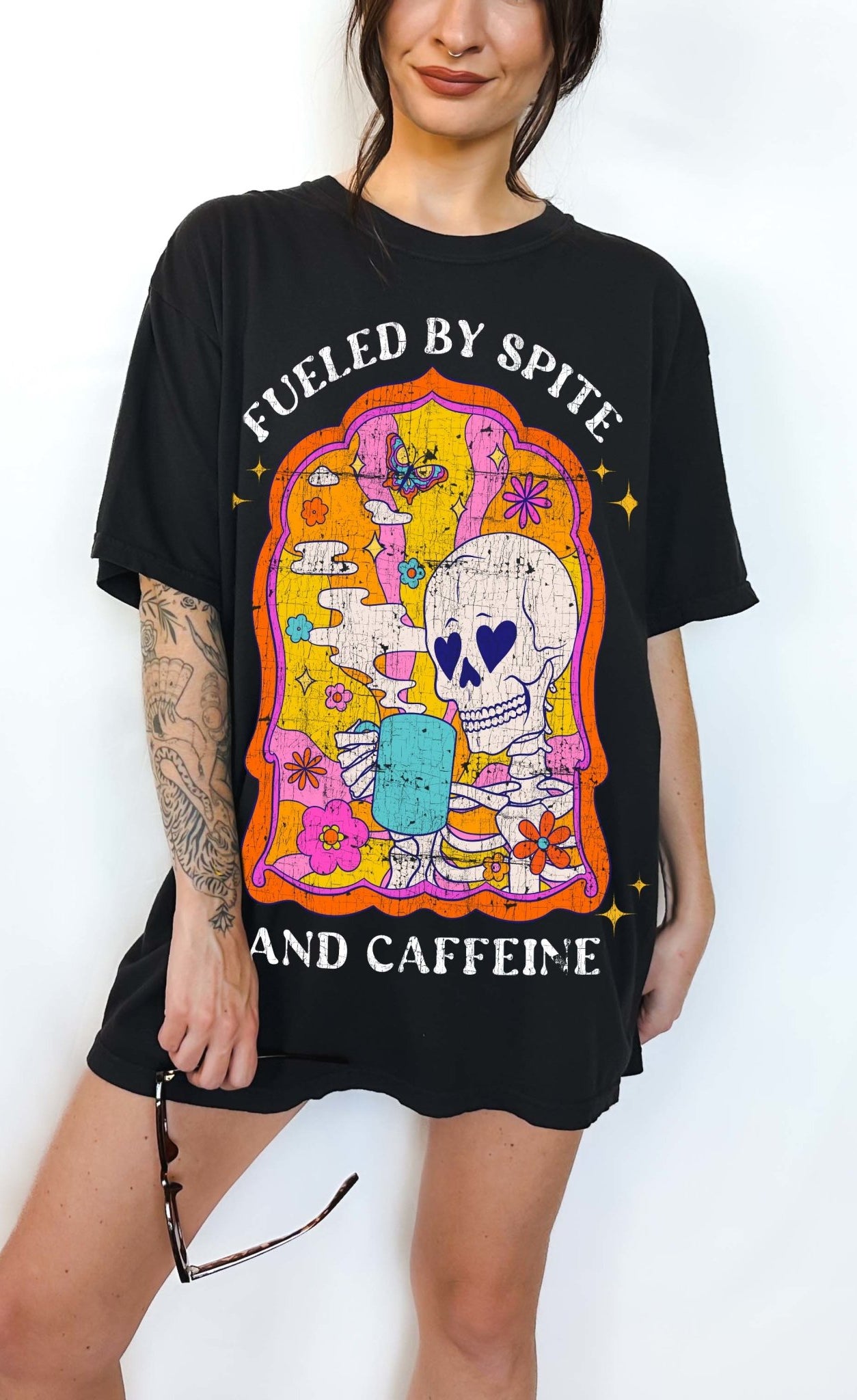 Fueled By Spite And Caffeine Tee - UntamedEgo LLC.