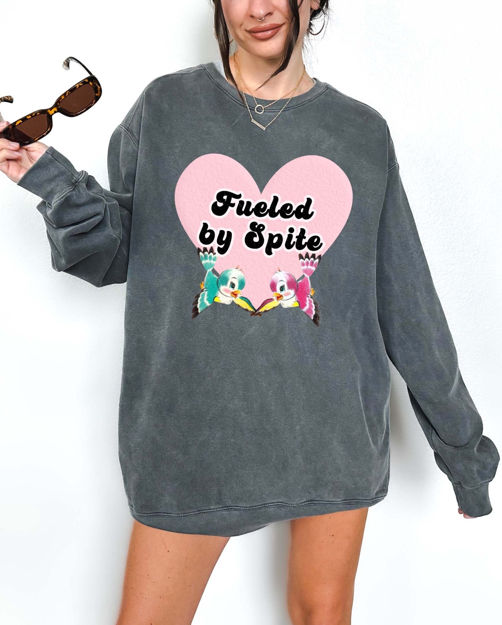 Fueled By Spite Crew Sweatshirt - UntamedEgo LLC.