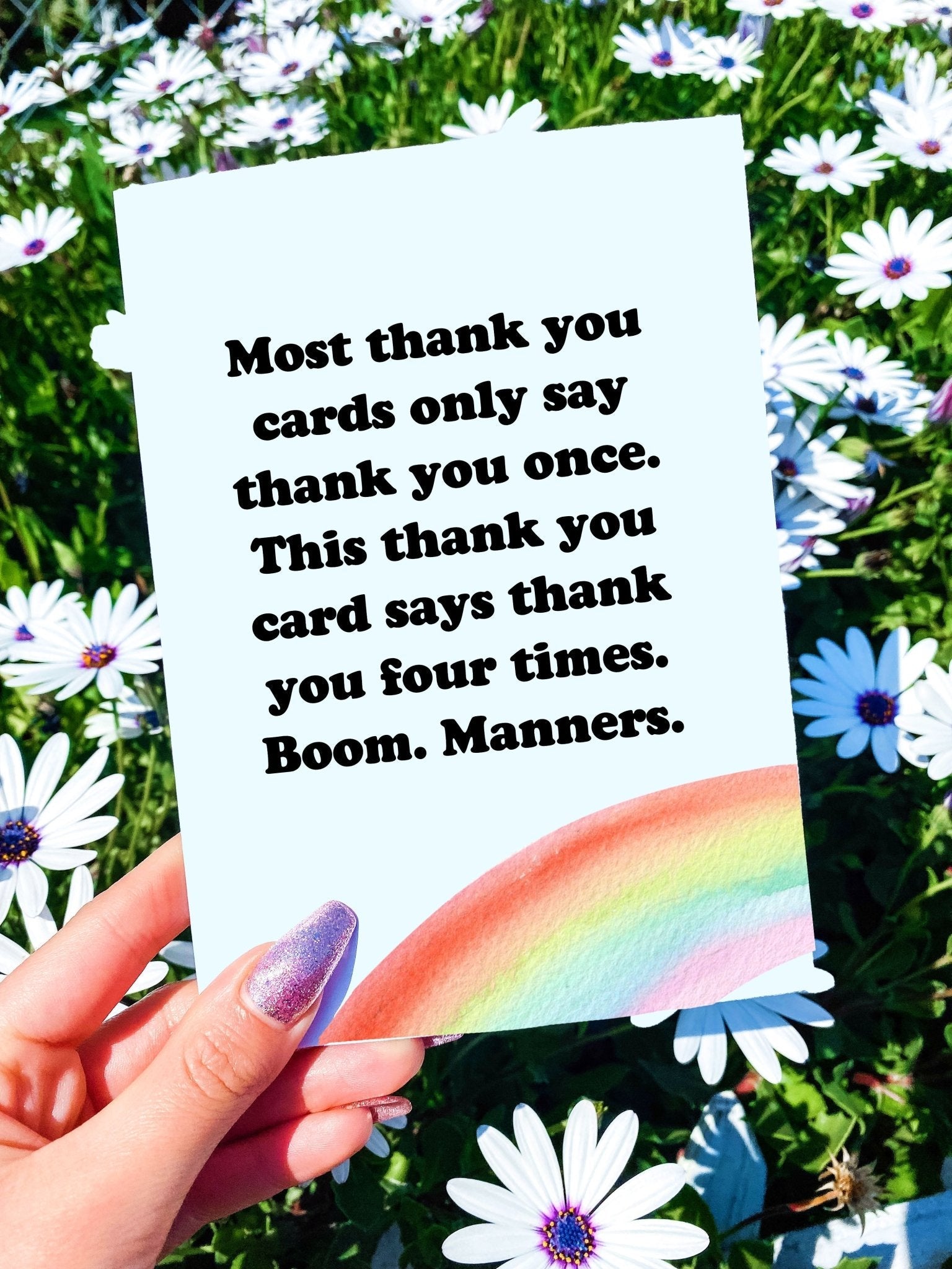 Funny Thank You Card - UntamedEgo LLC.