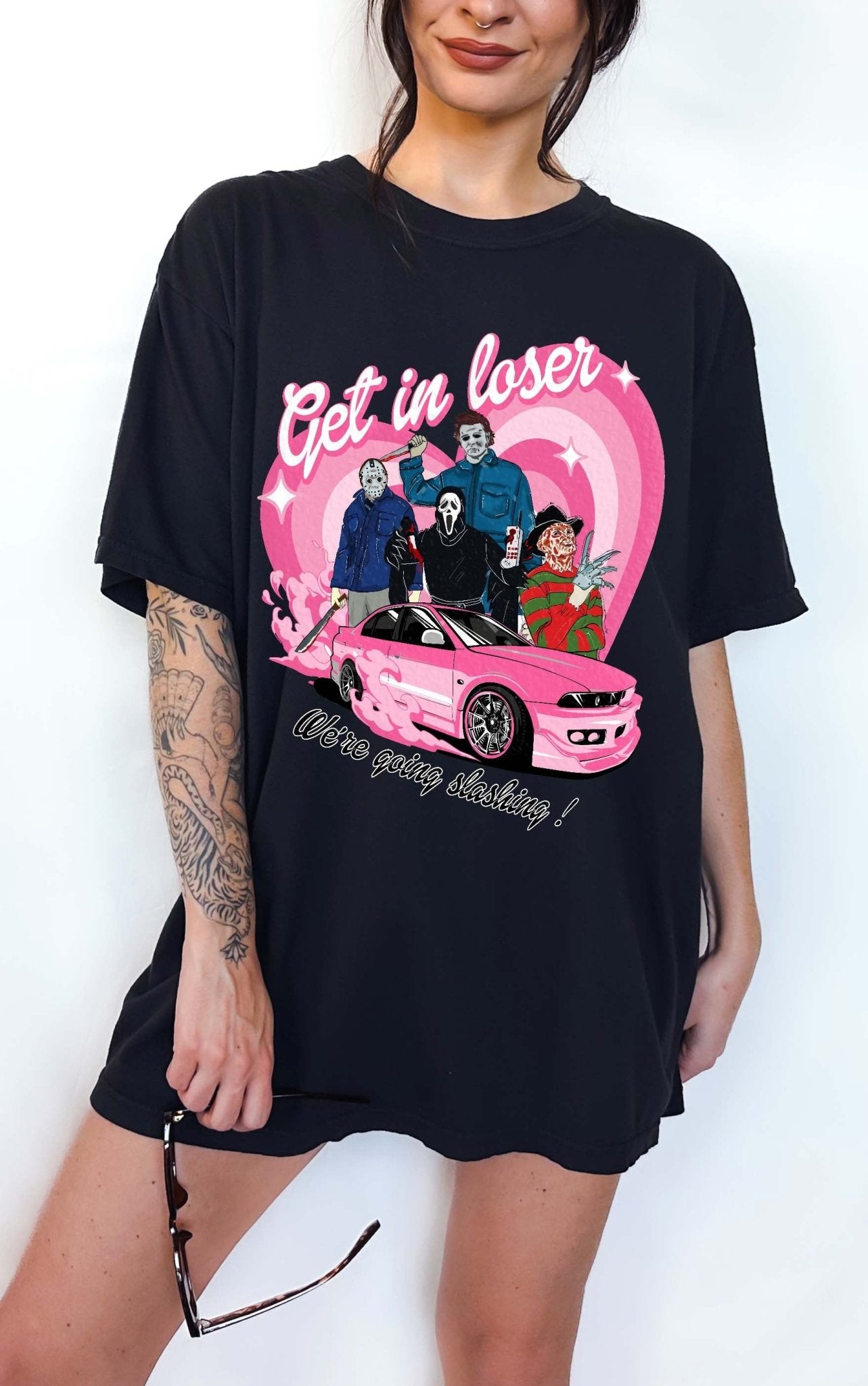 Get In Loser Halloween Horror Tee - UntamedEgo LLC.