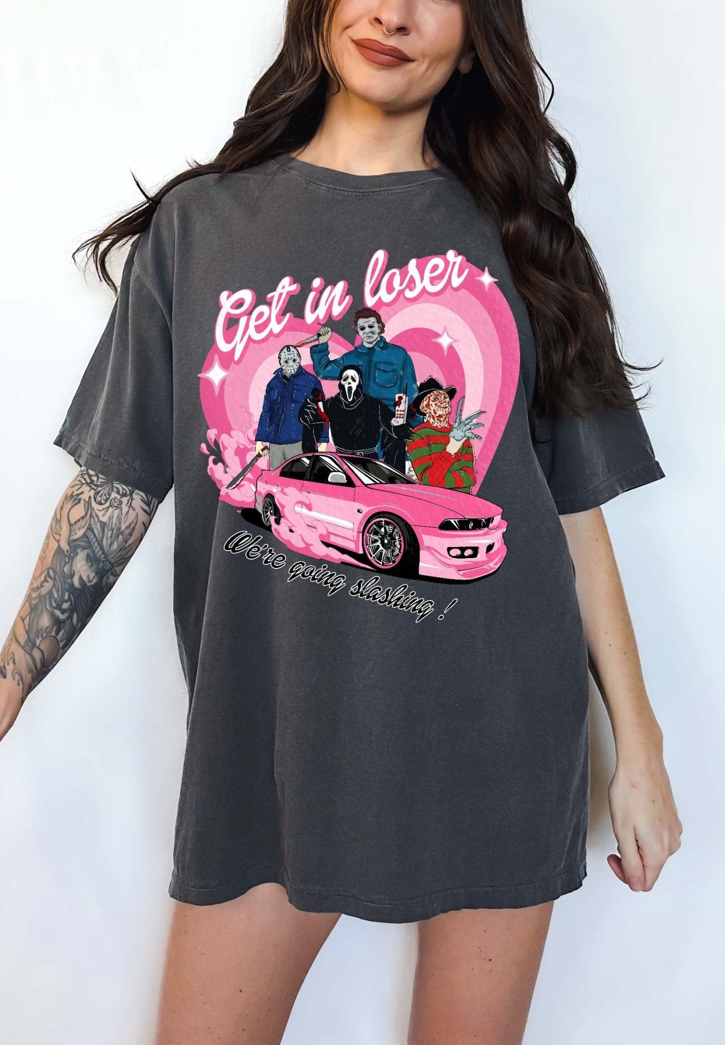 Get In Loser Halloween Horror Tee - UntamedEgo LLC.