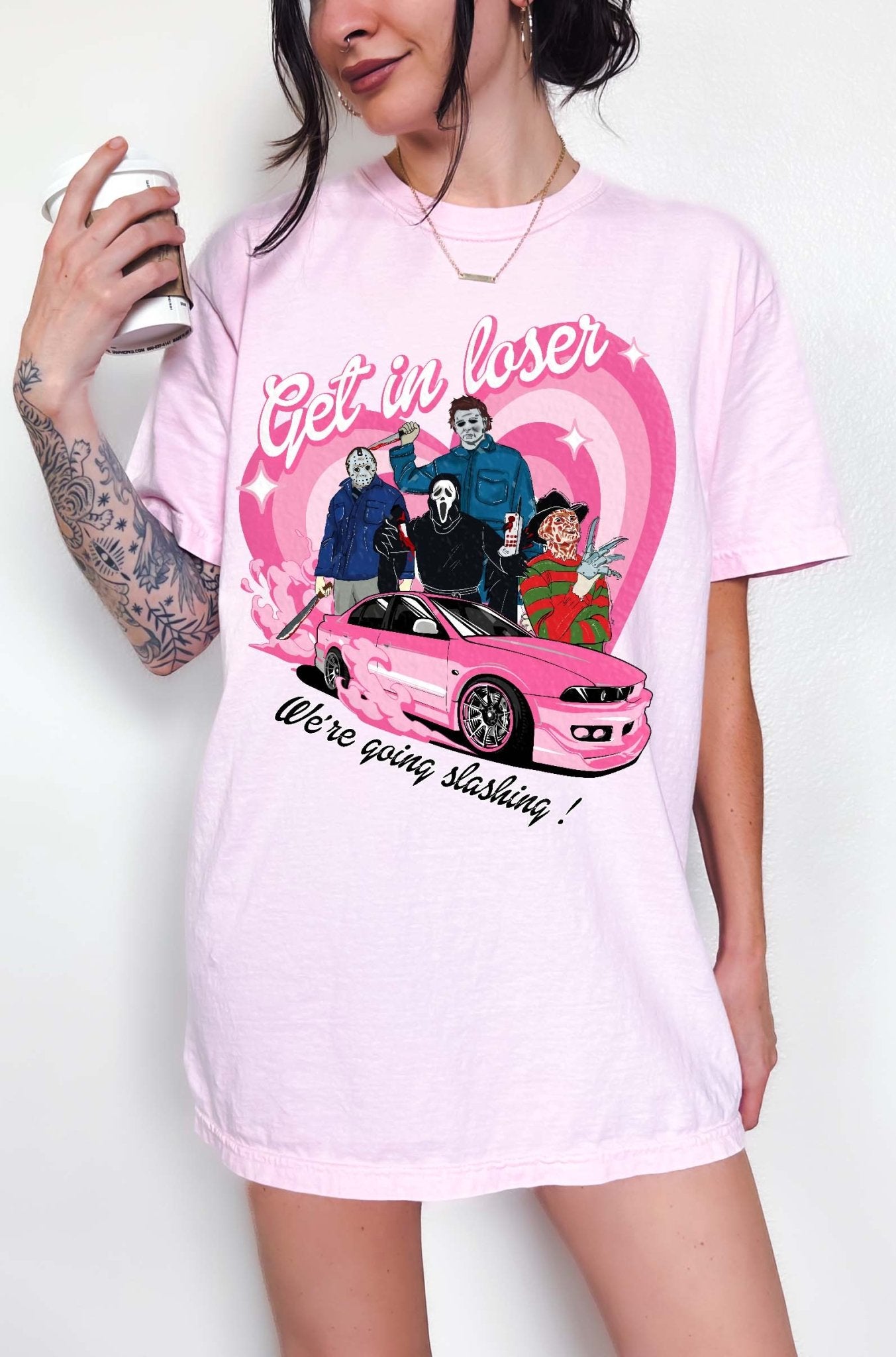 Get In Loser Halloween Horror Tee - UntamedEgo LLC.