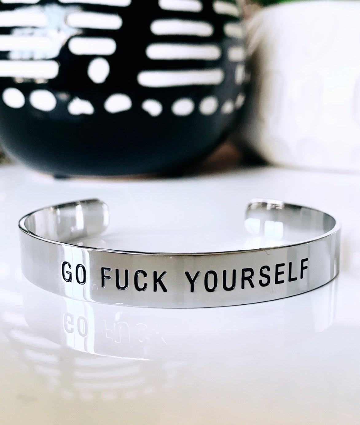 Go F Yourself Bracelet Cuff - UntamedEgo LLC.
