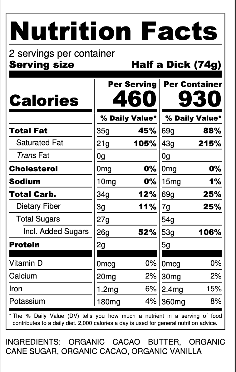 Happy Birthday - Eat A Dick Chocolate by DickAtYourDoor - UntamedEgo LLC.