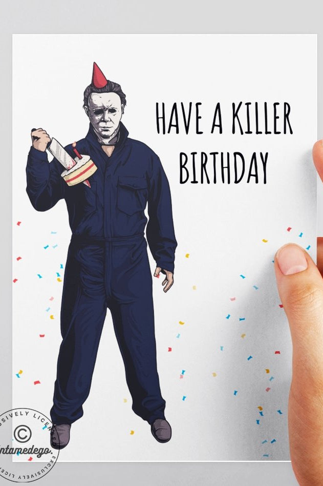 Have A Killer Birthday Horror Card - UntamedEgo LLC.
