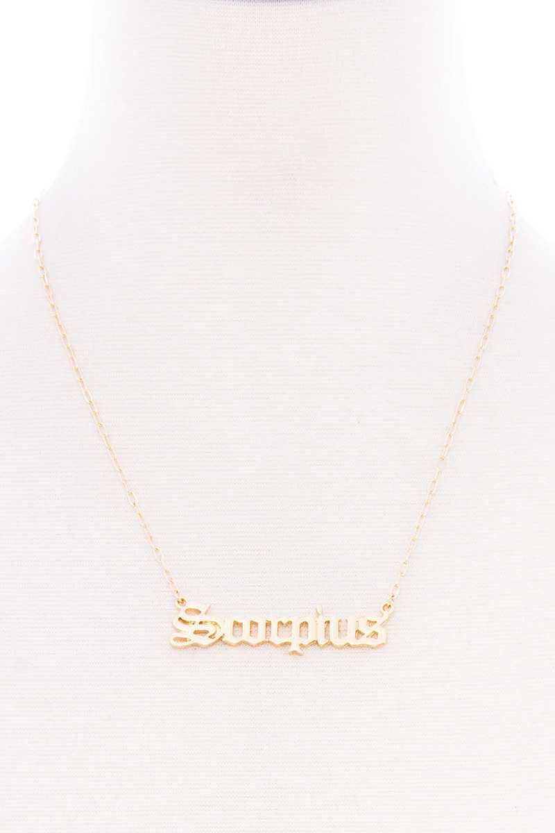 Horoscope zodiac Necklace - UntamedEgo LLC.