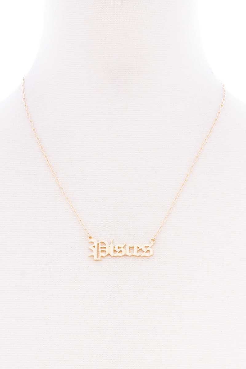 Horoscope zodiac Necklace - UntamedEgo LLC.