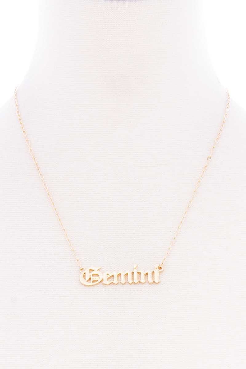 Horoscope zodiac Necklace - UntamedEgo LLC.