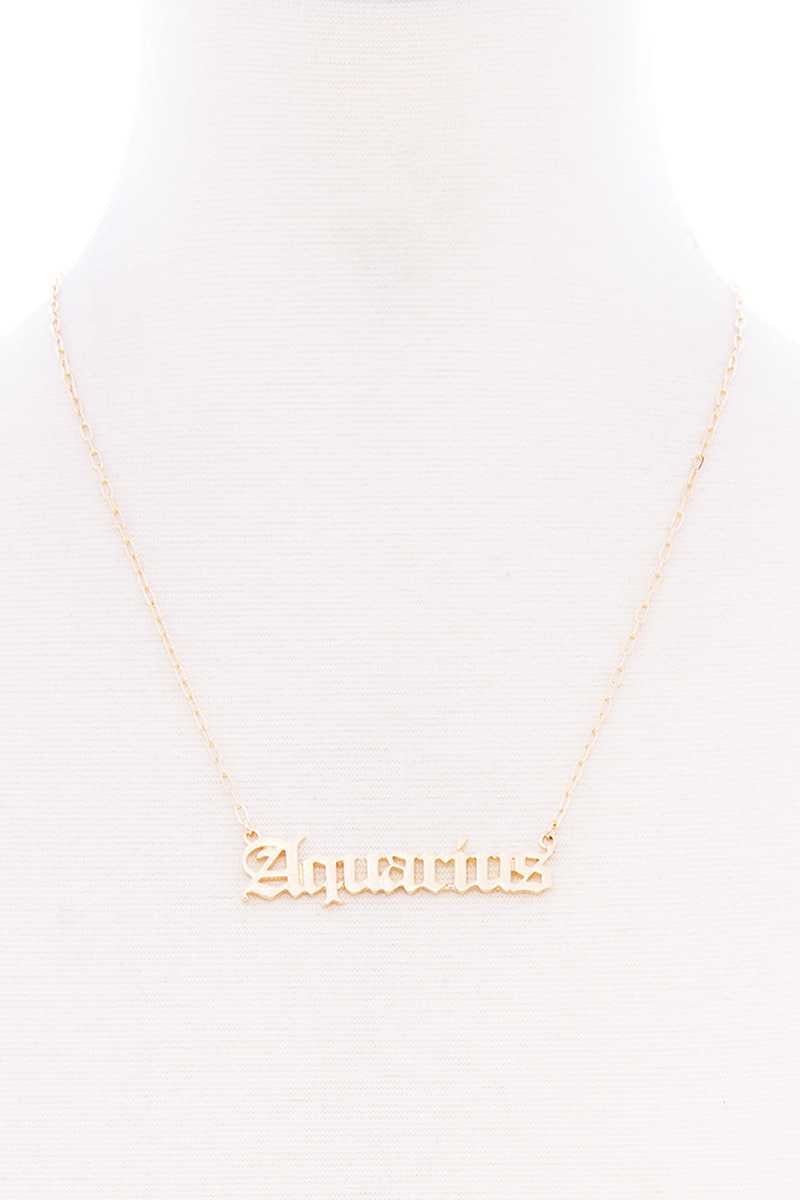 Horoscope zodiac Necklace - UntamedEgo LLC.