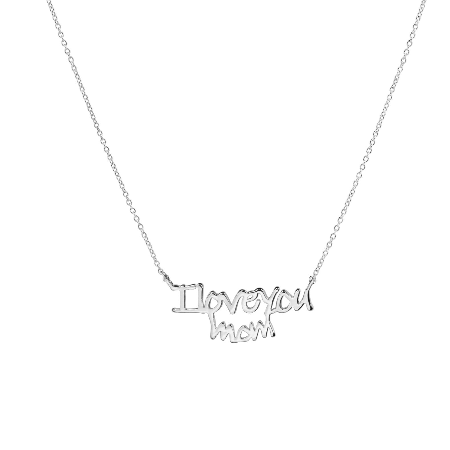 I Love You Mom Gold Dipped Necklace - UntamedEgo LLC.