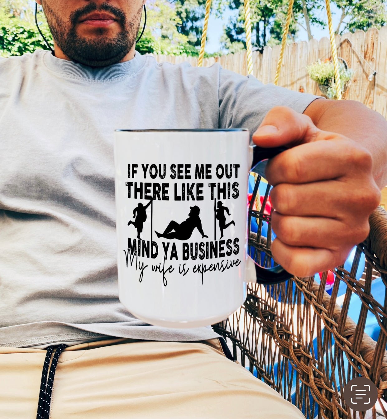 If You See Me Out There Like This Mind Ya Business 15oz Mug - UntamedEgo LLC.