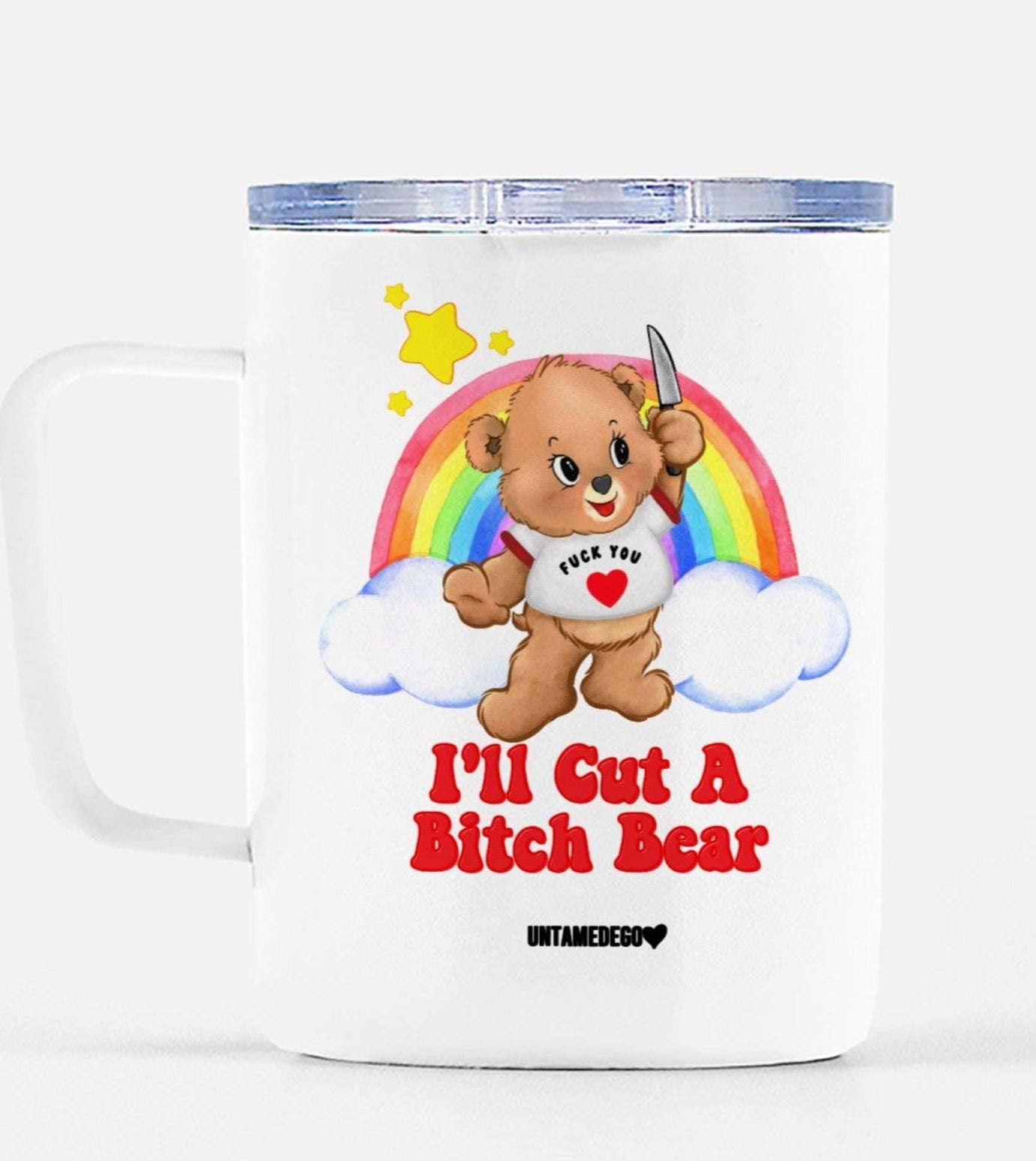 I'll Cut A Bitch Bear Lolly The Bear Mugs - UntamedEgo LLC.