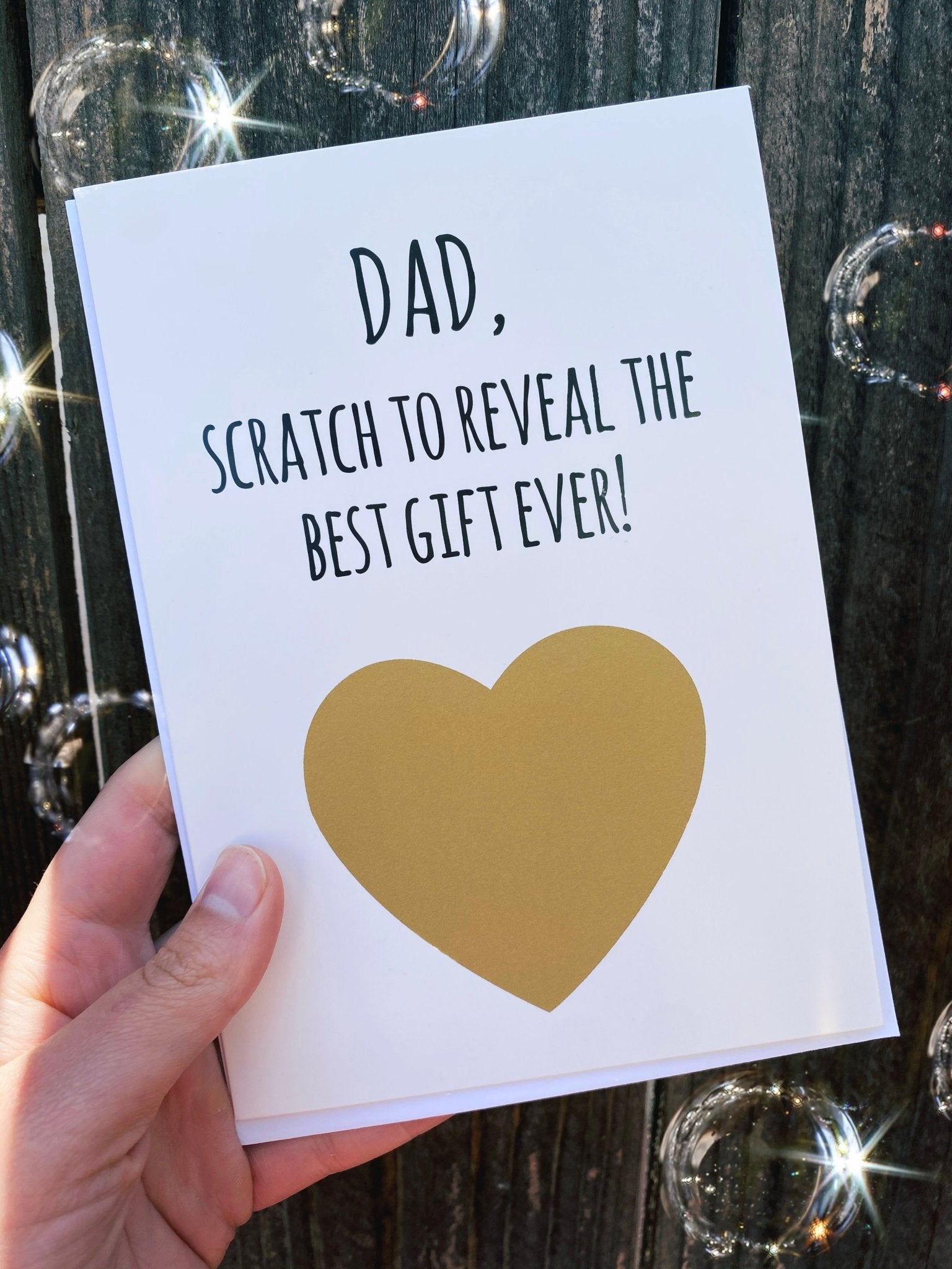 I’m The Best Gift Ever Scratch Off Dad Card - UntamedEgo LLC.