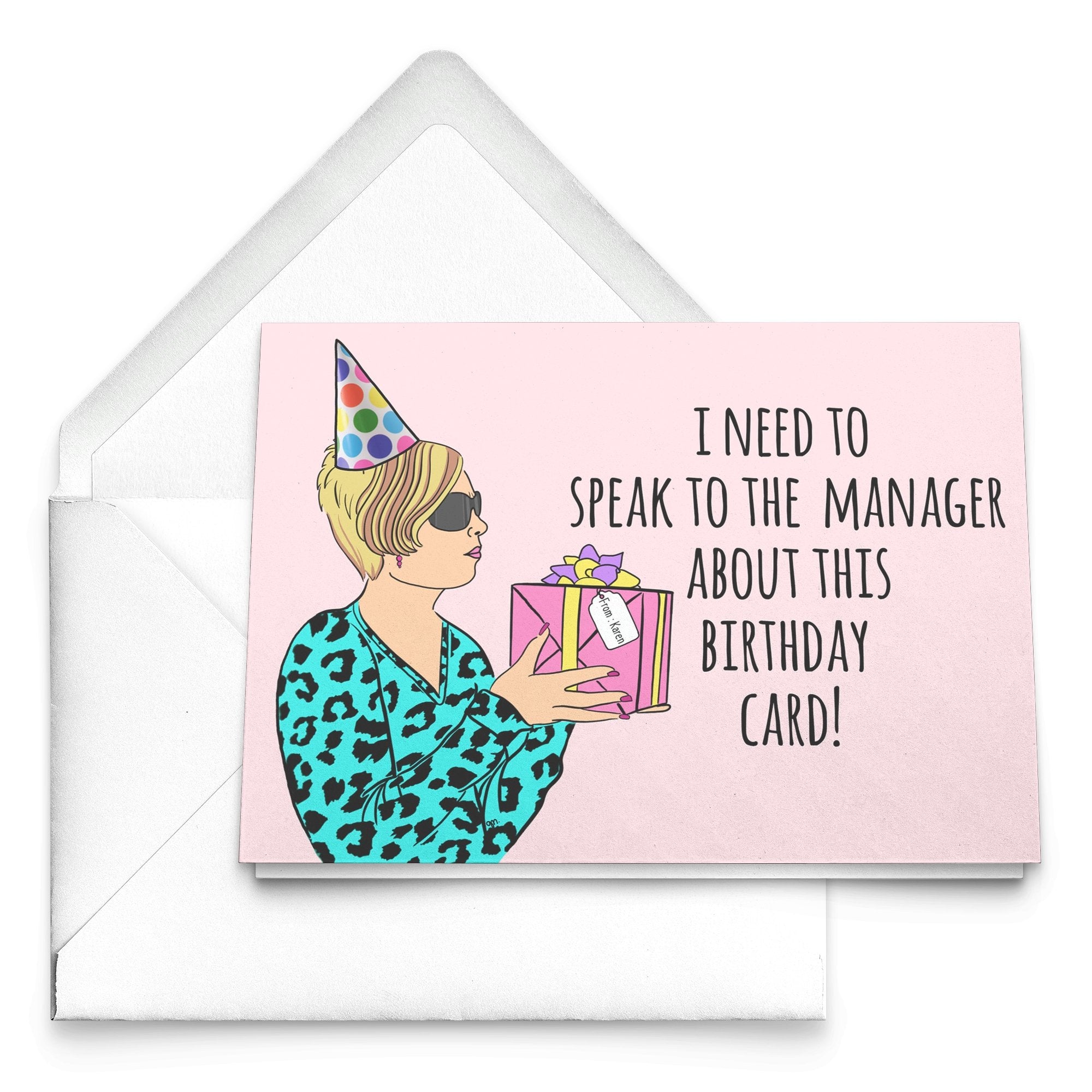 Karen Birthday Card - UntamedEgo LLC.