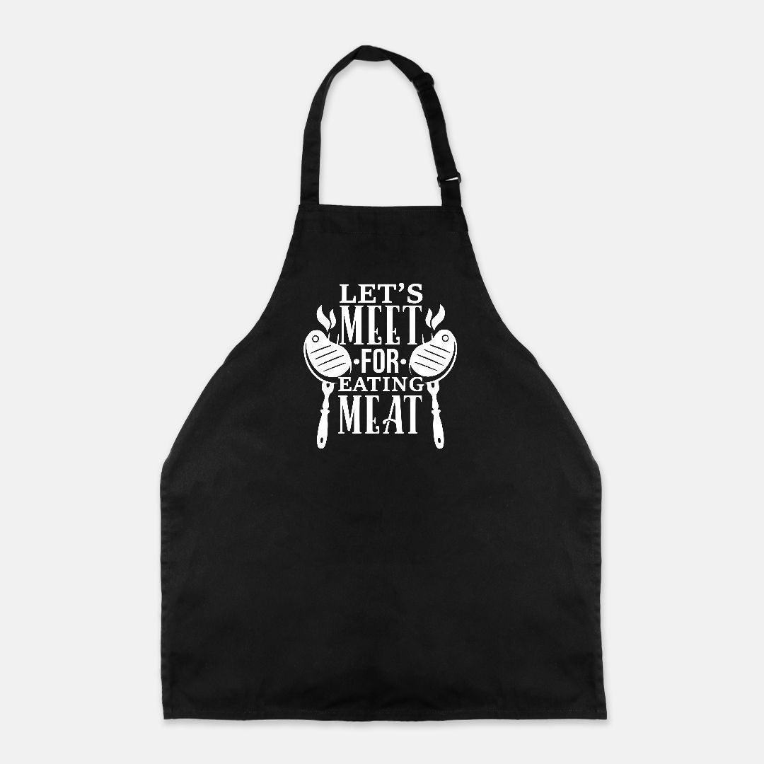 Let's Meet For Eating Meat Apron - UntamedEgo LLC.
