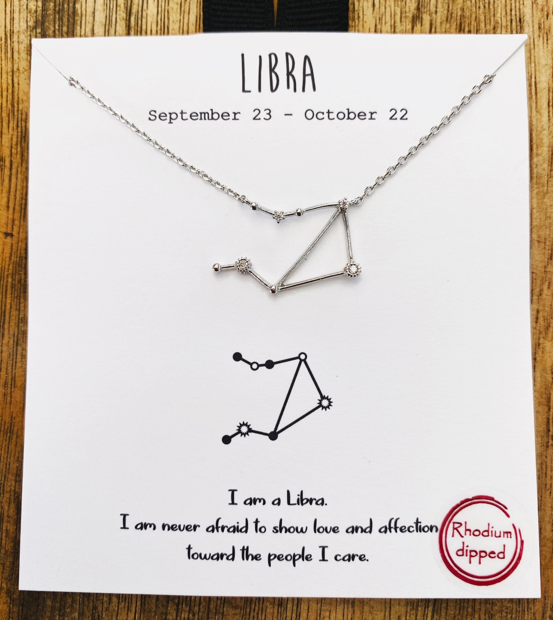 Libra Constellation Star Charm Necklace - UntamedEgo LLC.
