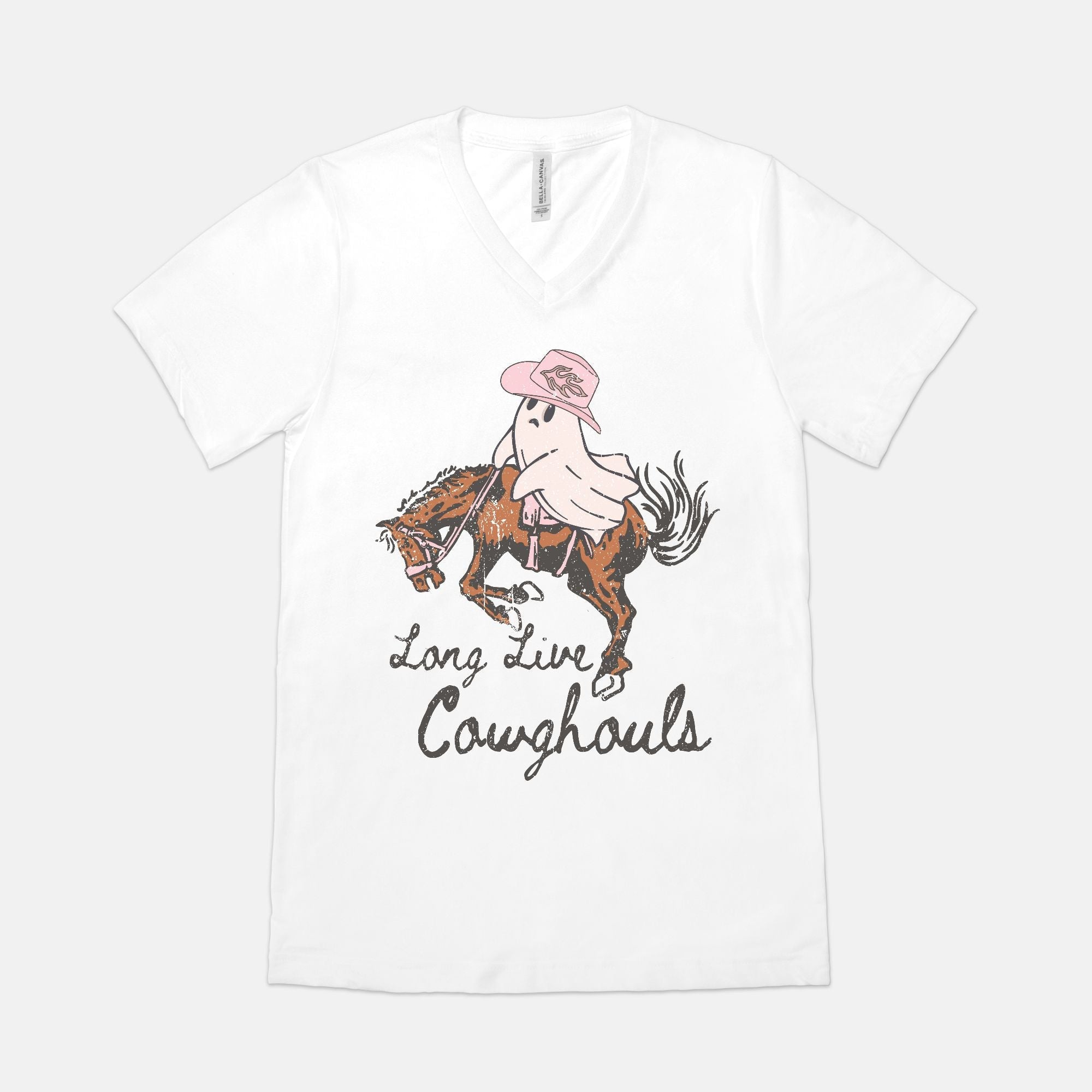 Long Live Cowgirls V - Neck Tee - UntamedEgo LLC.