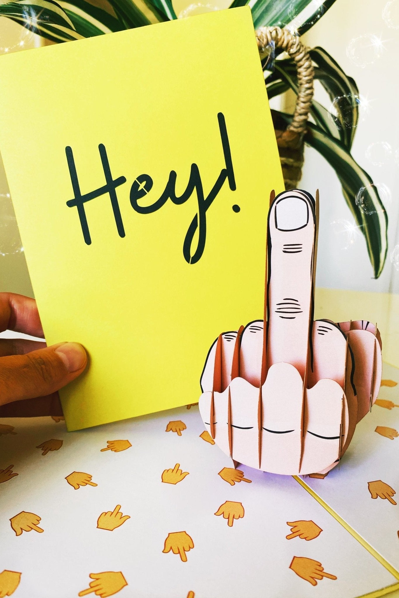 Middle Finger Pop Up Card - UntamedEgo LLC.