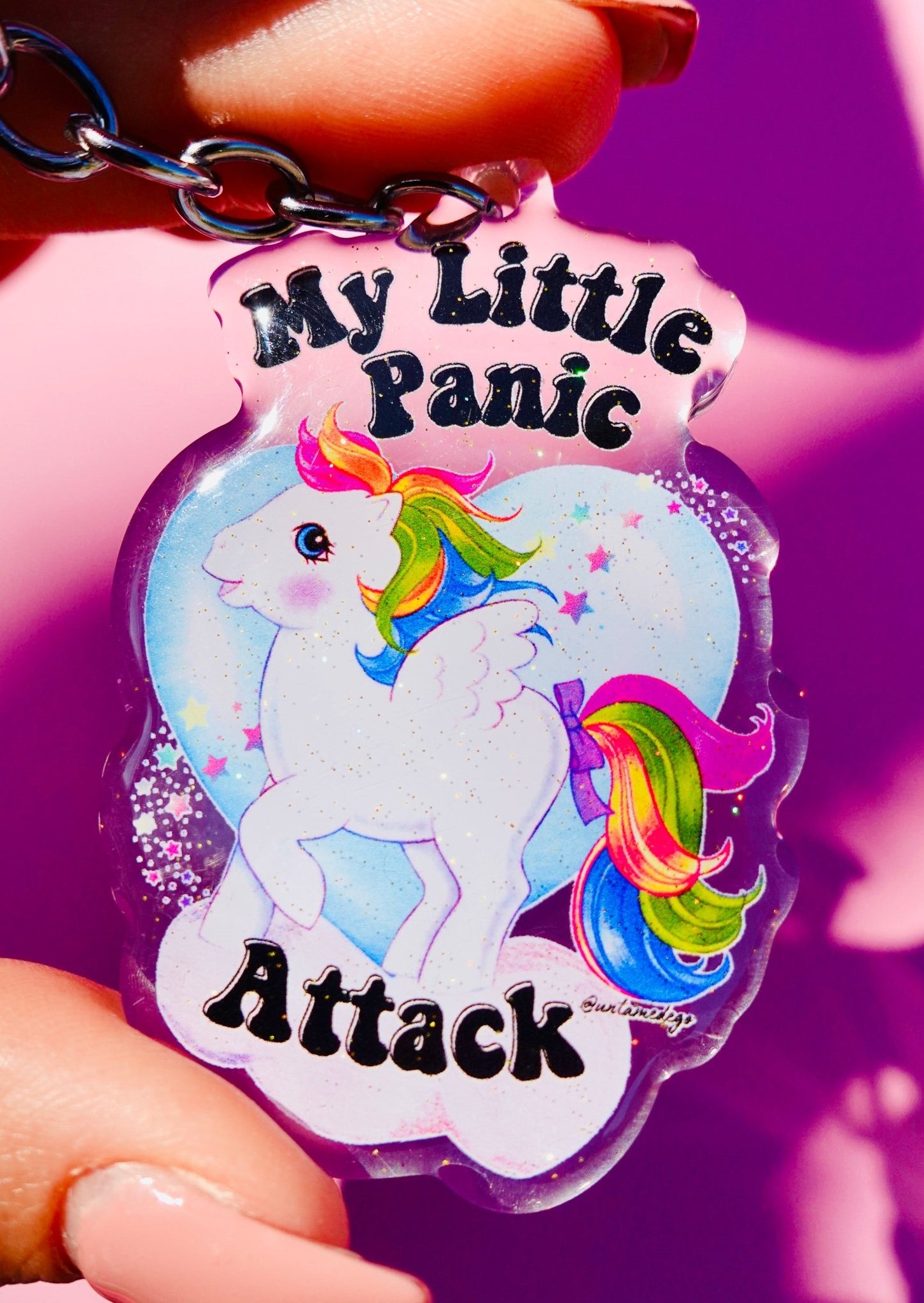My Little Panic Attack Acrylic Keychain - UntamedEgo LLC.