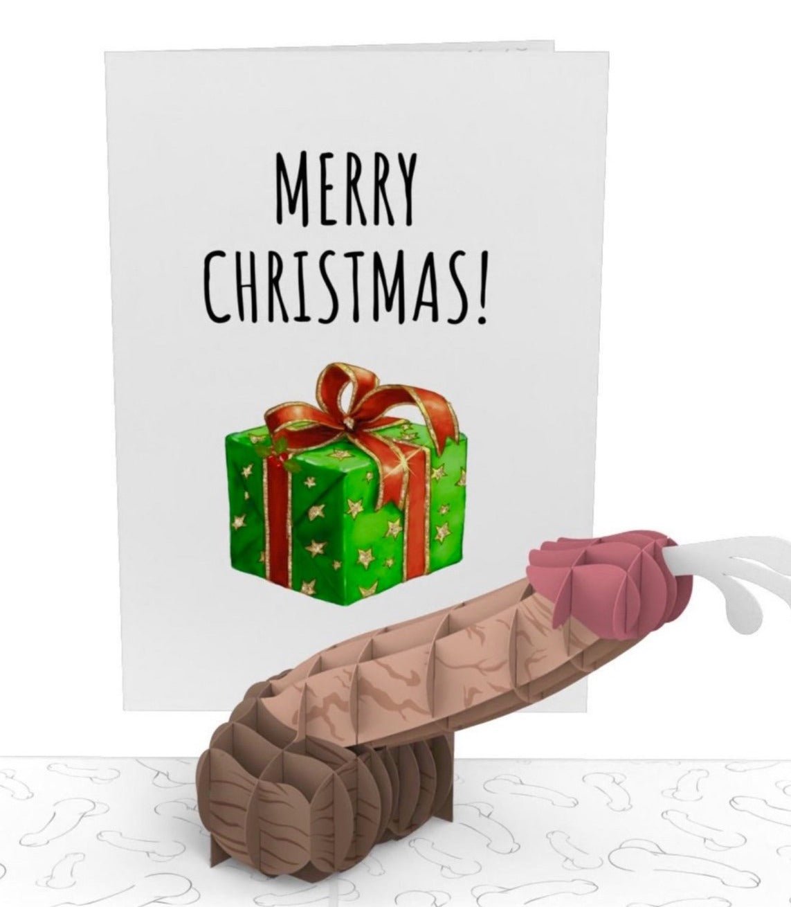 Naughty Pop Up Christmas Card - UntamedEgo LLC.