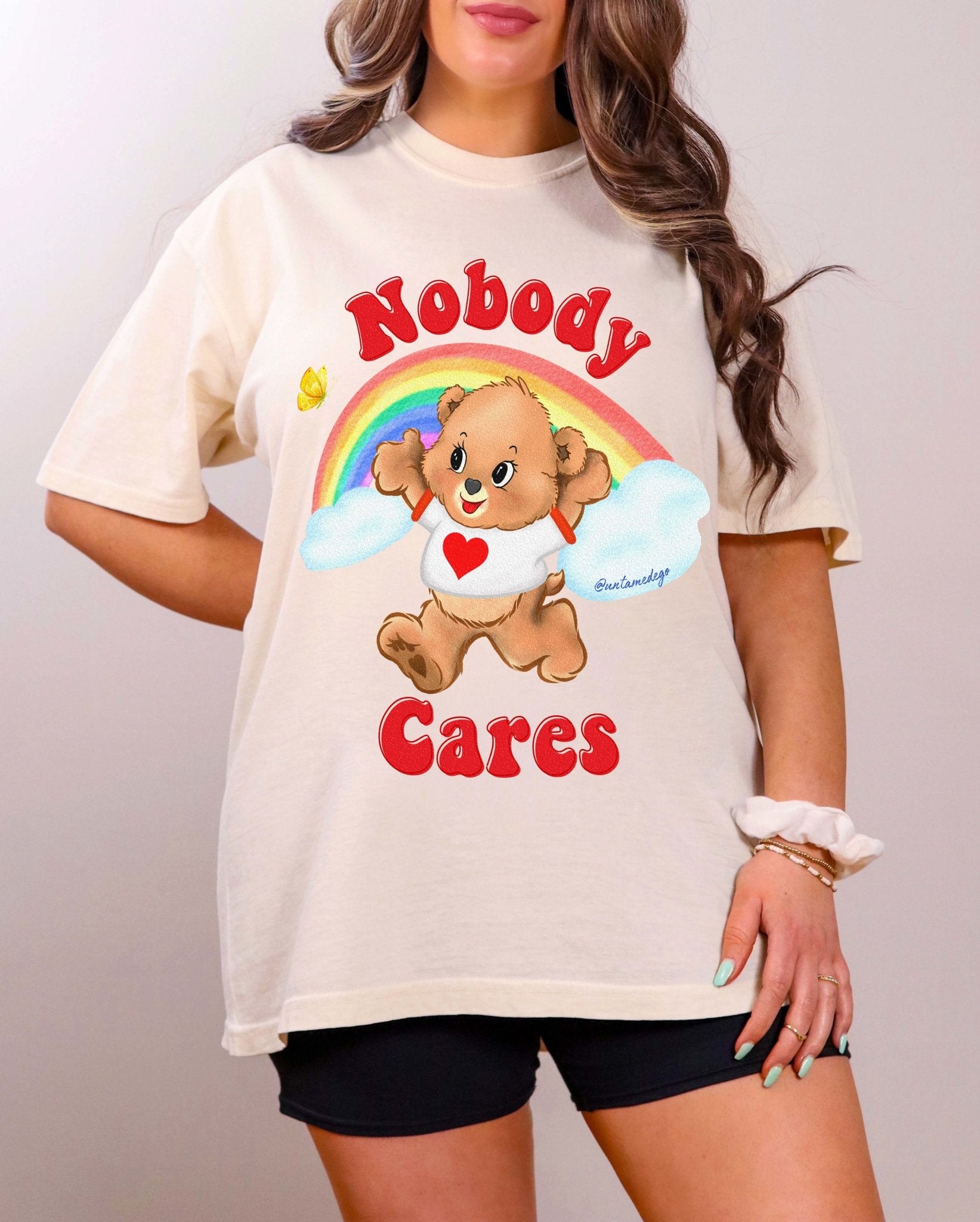 Nobody Cares Lolly The Bear Tee - UntamedEgo LLC.